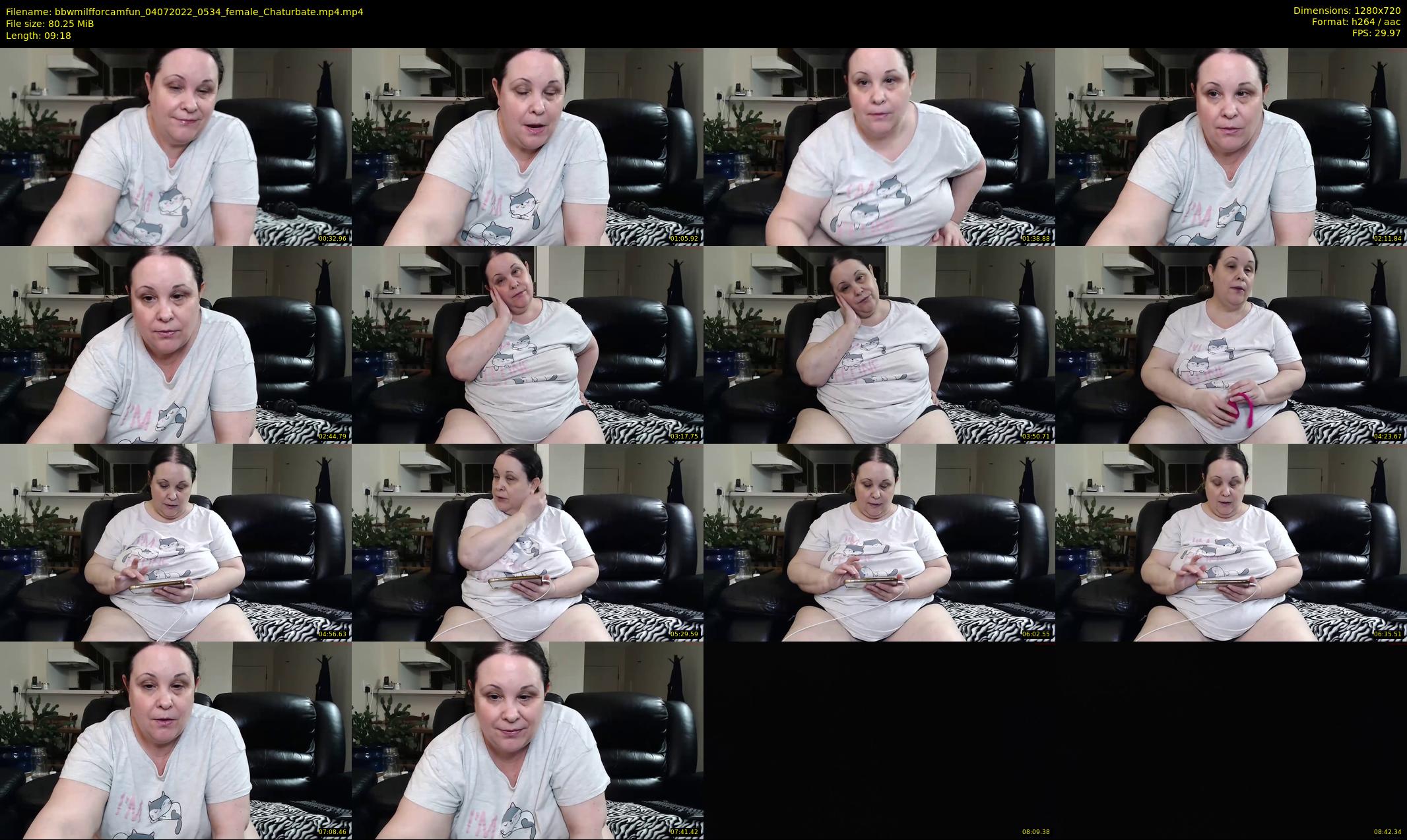 bbwmilfforcamfun — 10 minute Chaturbate female cam show recording, 720p, Jul 4, 2022