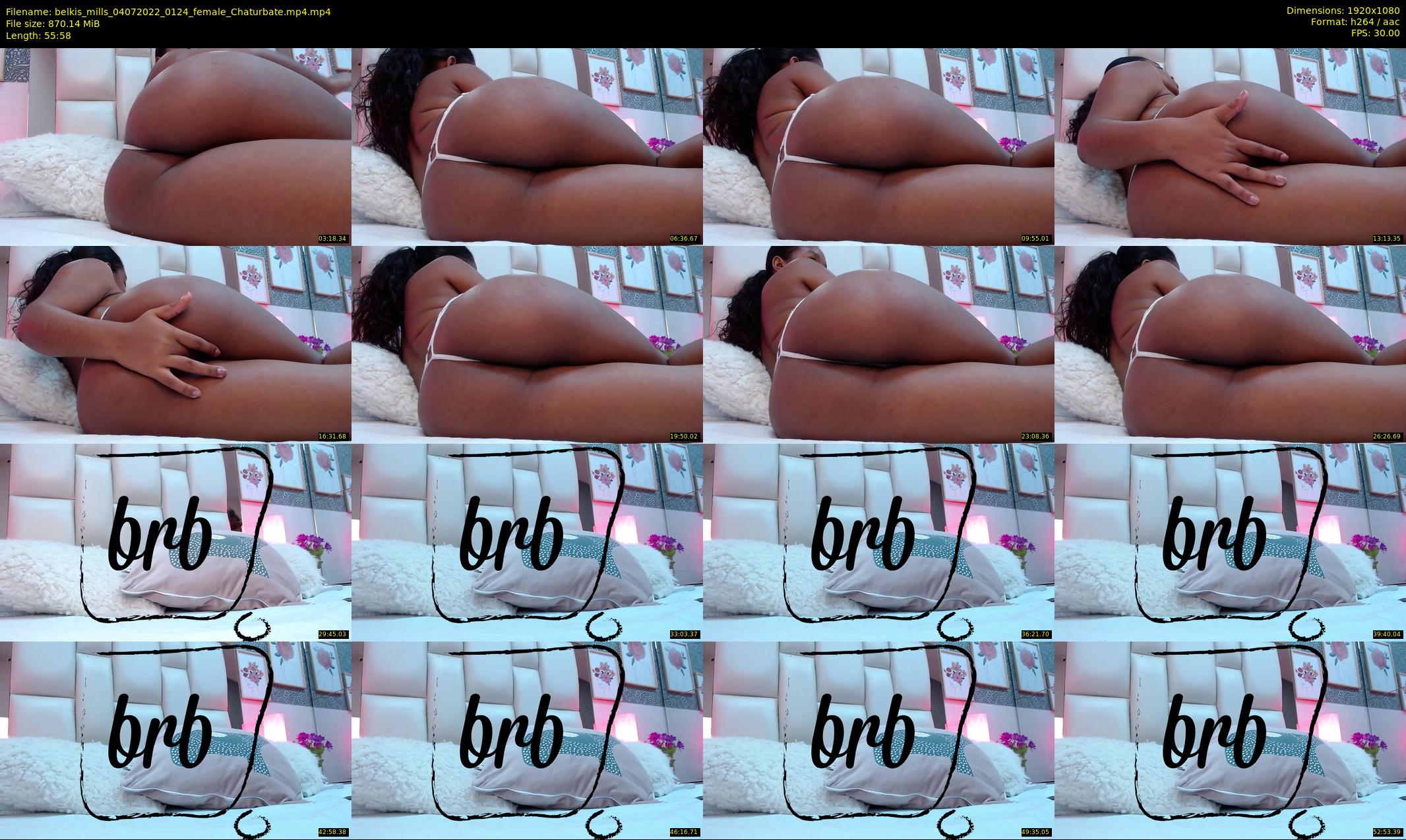 belkis_mills — 56 minute Chaturbate female cam show recording, 1080p, Jul 4, 2022