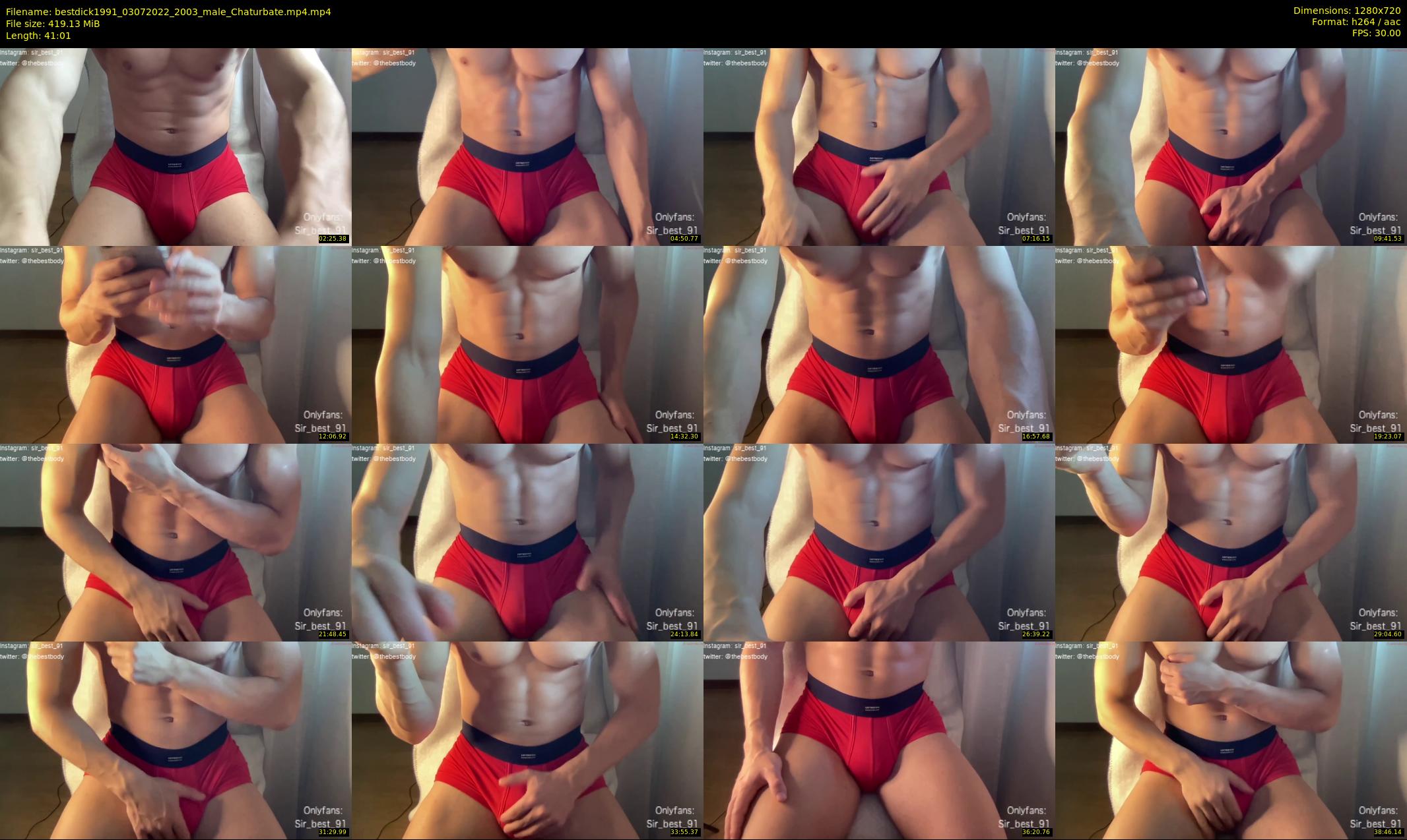 bestdick1991 — 42 minute Chaturbate male cam show recording, 720p, Jul 3, 2022