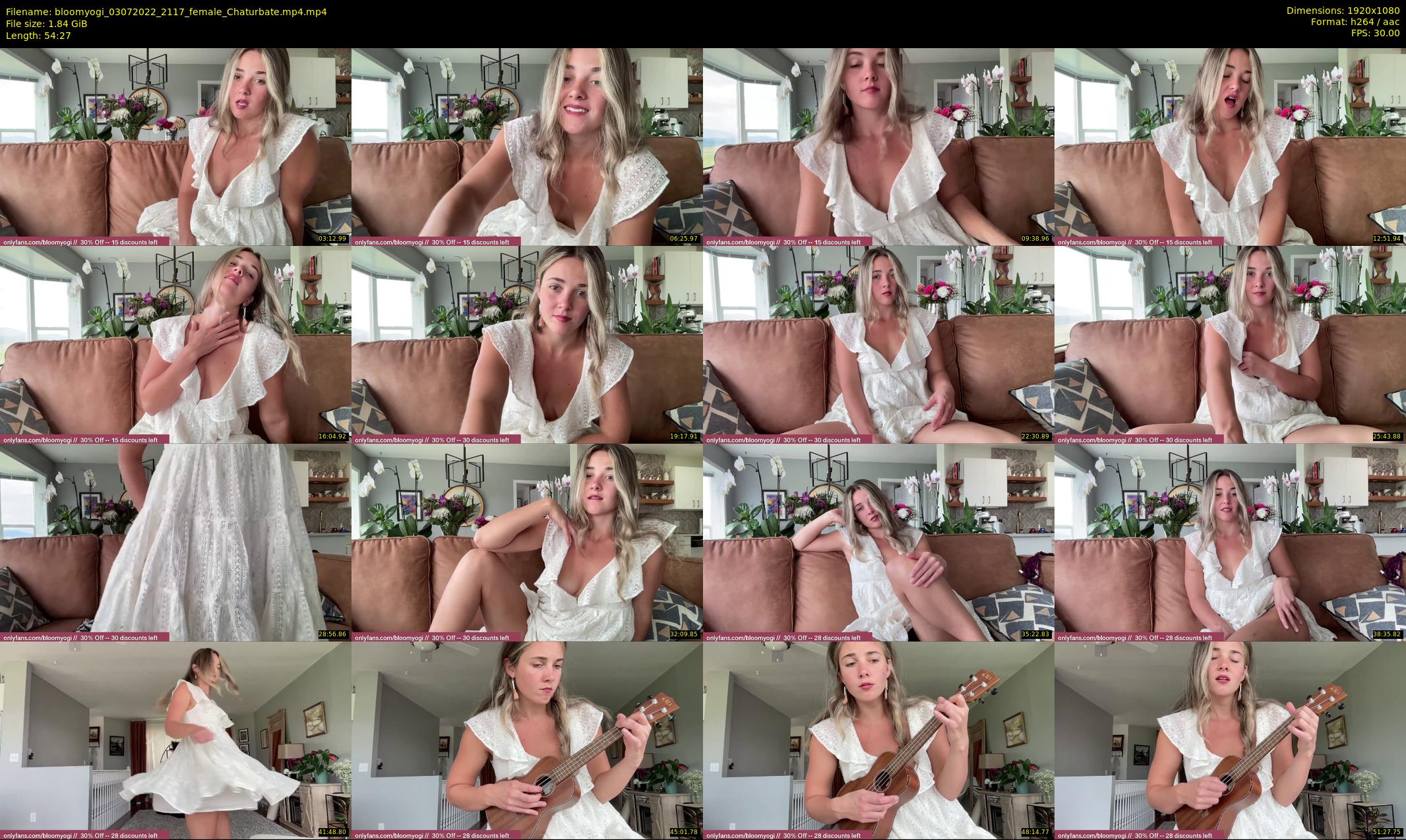 bloomyogi — 55 minute Chaturbate female cam show recording, 1080p, Jul 3, 2022