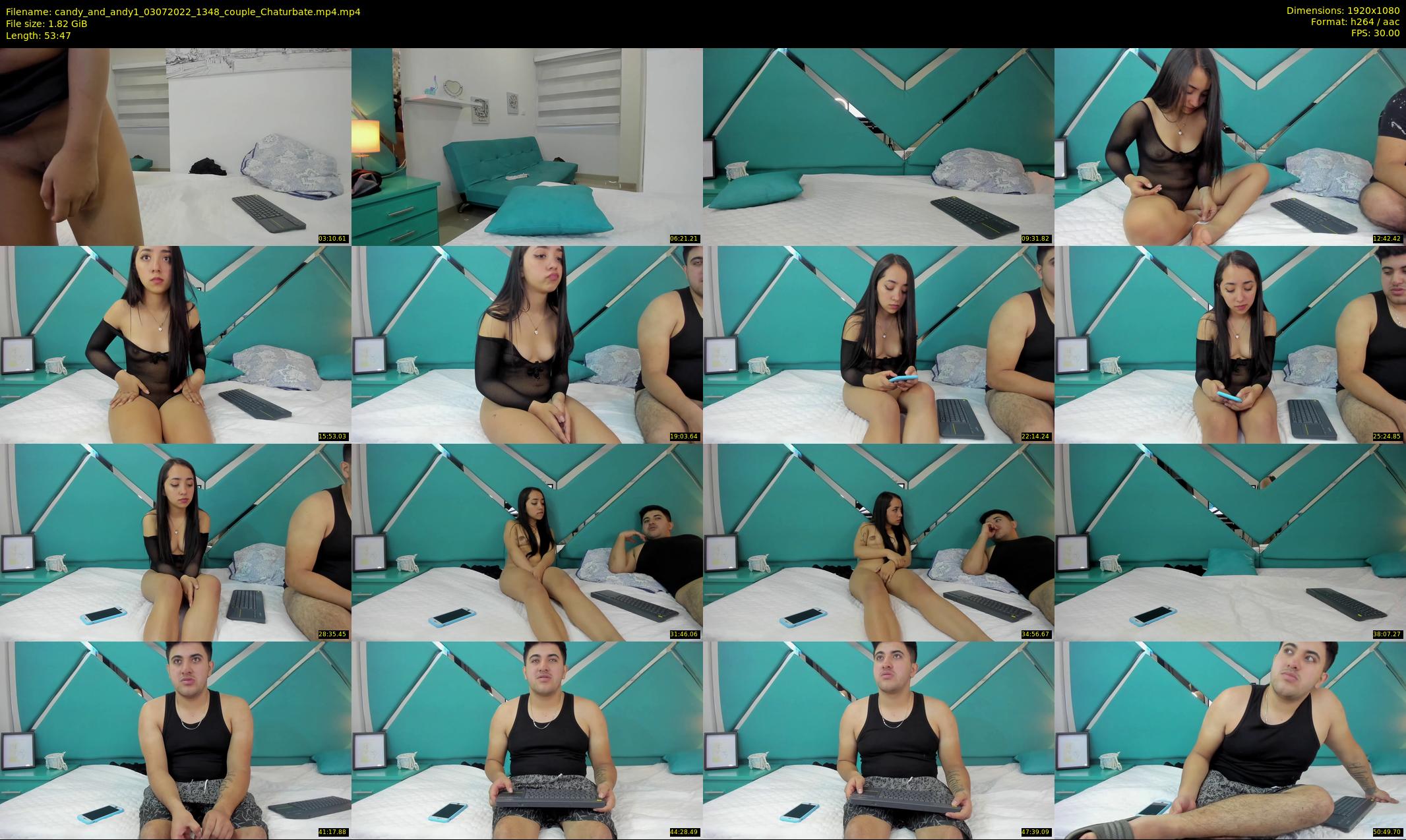 candy_and_andy1 — 54 minute Chaturbate couple cam show recording, 1080p, Jul 3, 2022