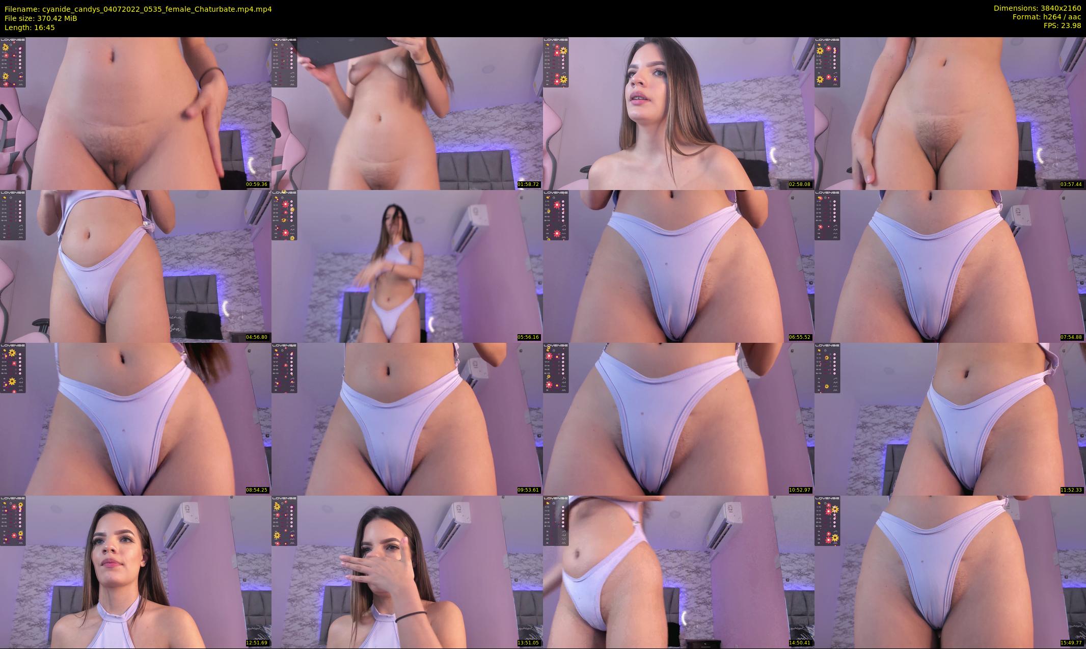 cyanide_candys — 17 minute Chaturbate female cam show recording, 4K, Jul 4, 2022