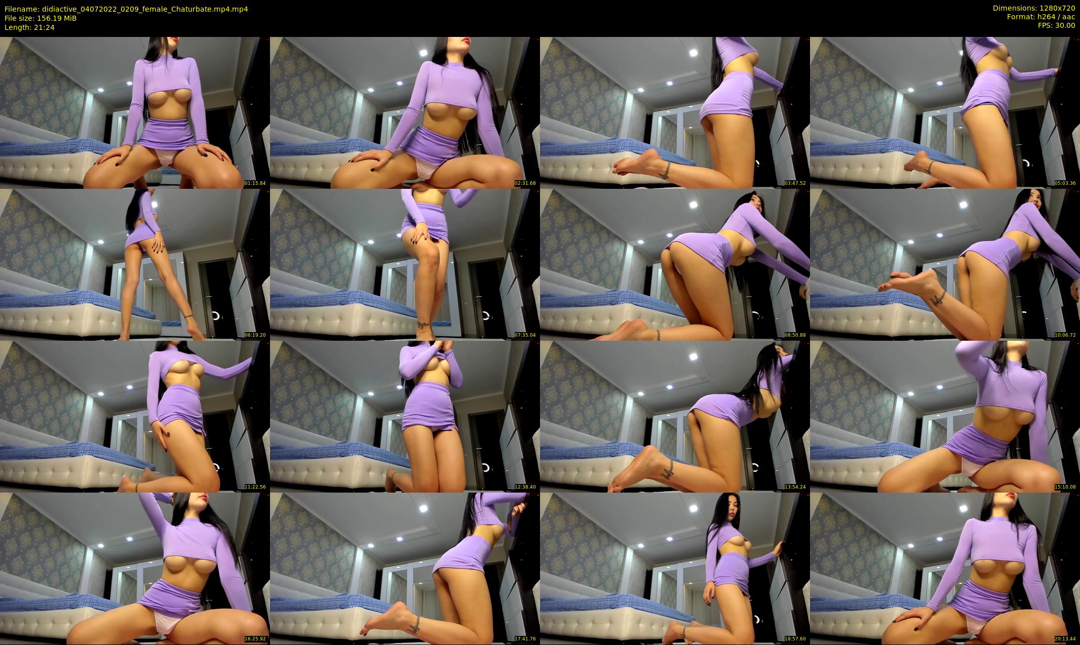 didiactive — 22 minute Chaturbate female cam show recording, 720p, Jul 4, 2022