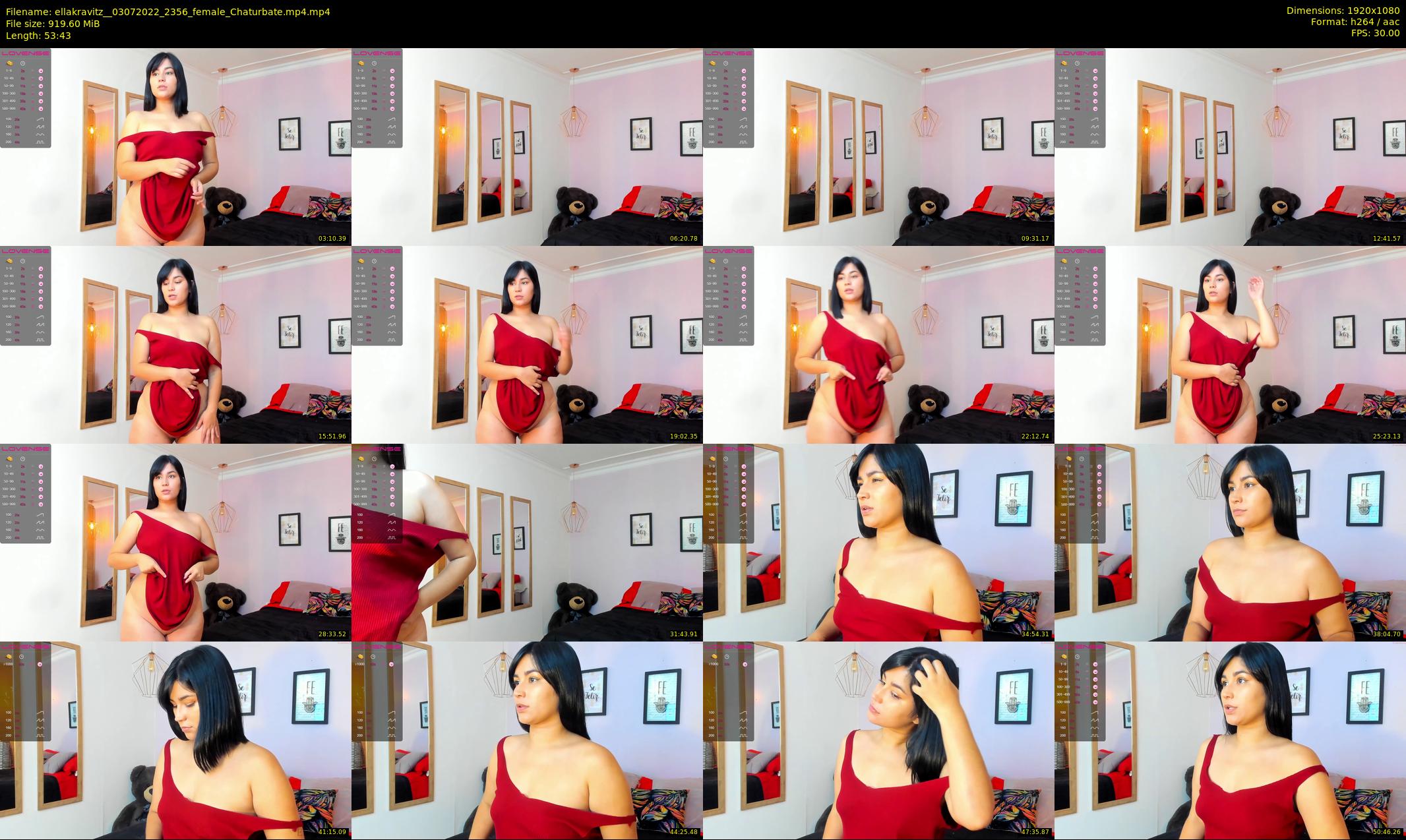 ellakravitz_ — 54 minute Chaturbate female cam show recording, 1080p, Jul 3, 2022