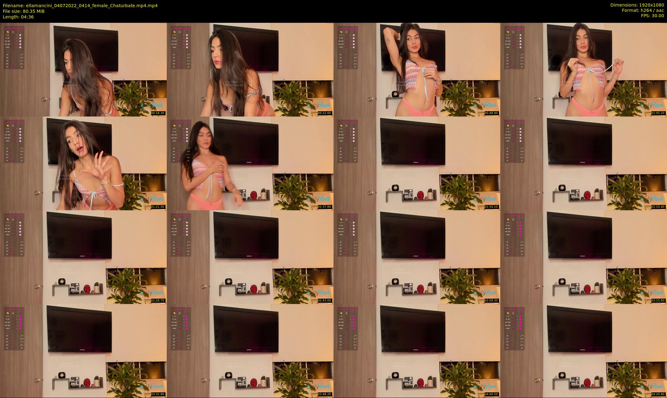 ellamancini — 5 minute Chaturbate female cam show recording, 1080p, Jul 4, 2022
