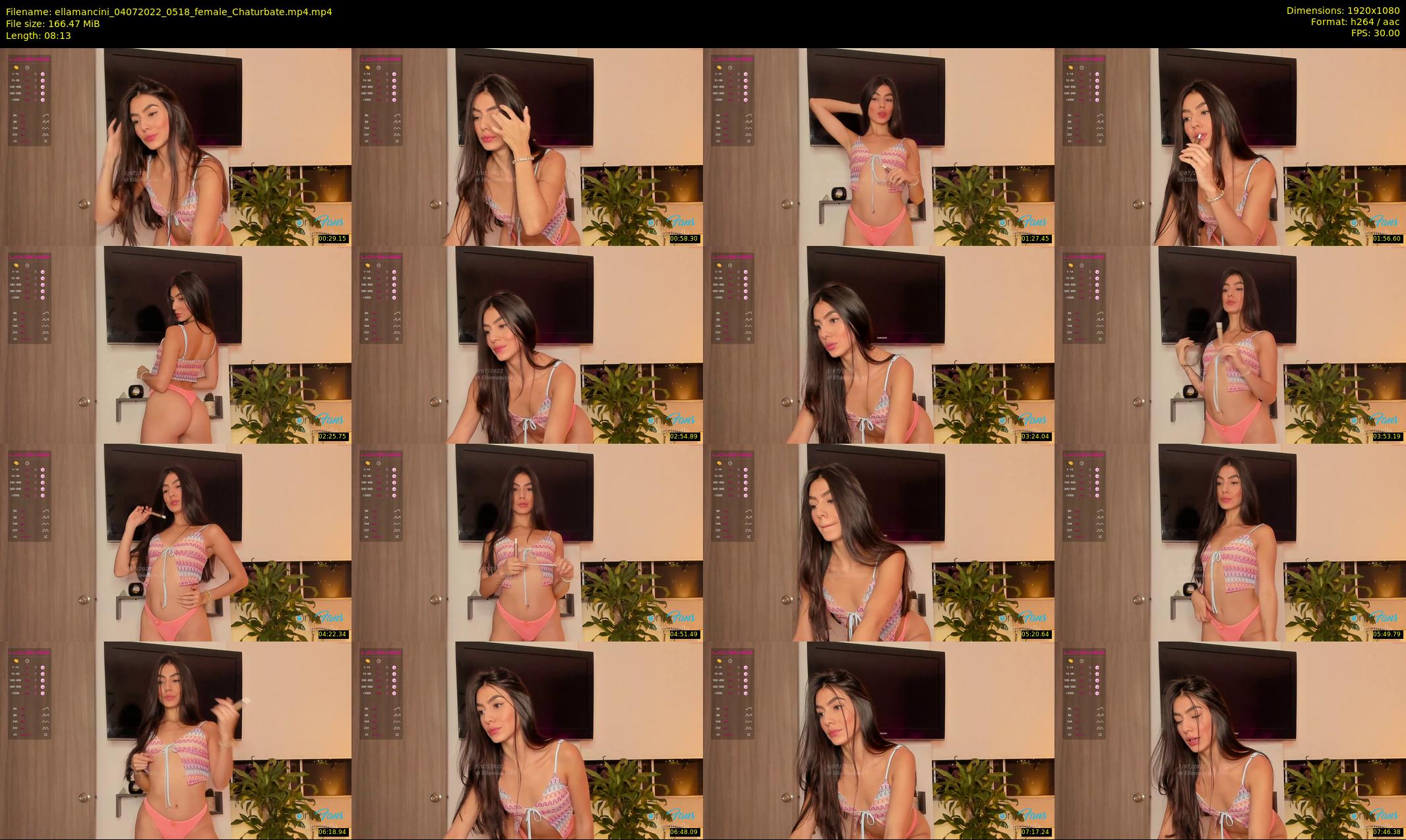 ellamancini — 9 minute Chaturbate female cam show recording, 1080p, Jul 4, 2022