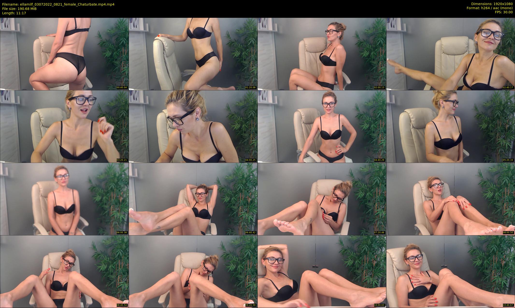 ellamilf — 12 minute Chaturbate female cam show recording, 1080p, Jul 3, 2022