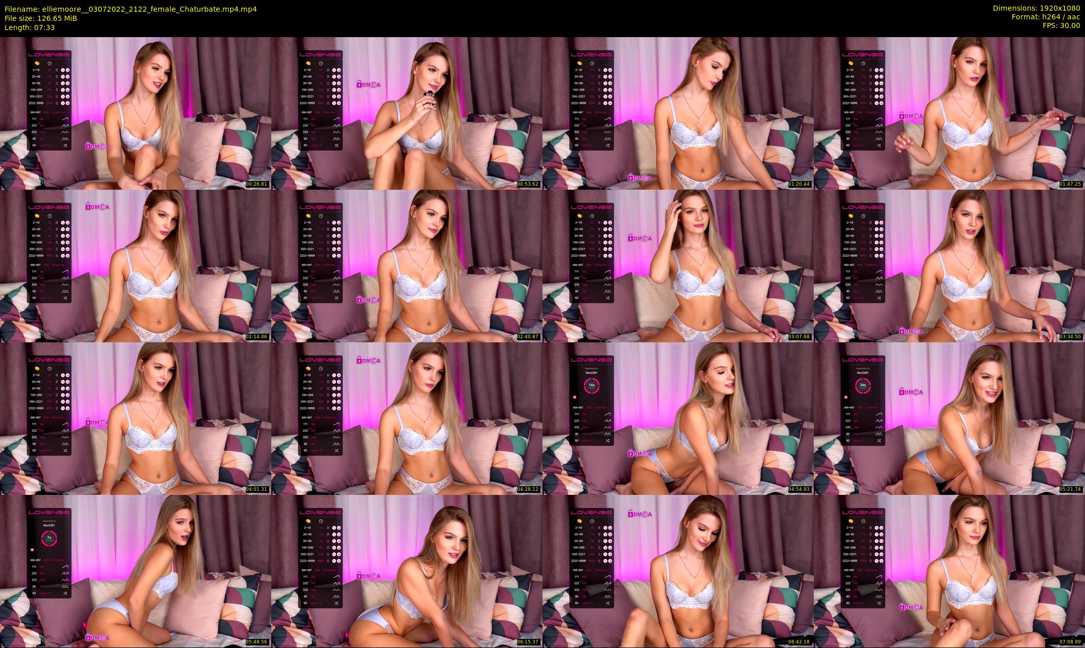 elliemoore_ — 8 minute Chaturbate female cam show recording, 1080p, Jul 3, 2022
