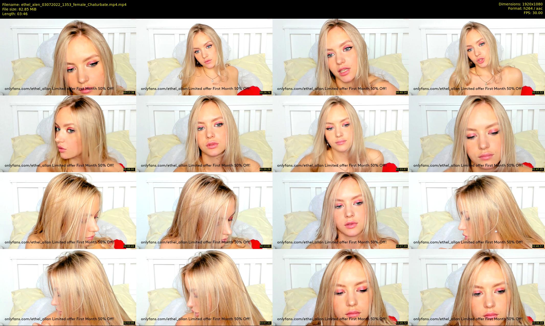 ethel_alen — 4 minute Chaturbate female cam show recording, 1080p, Jul 3, 2022