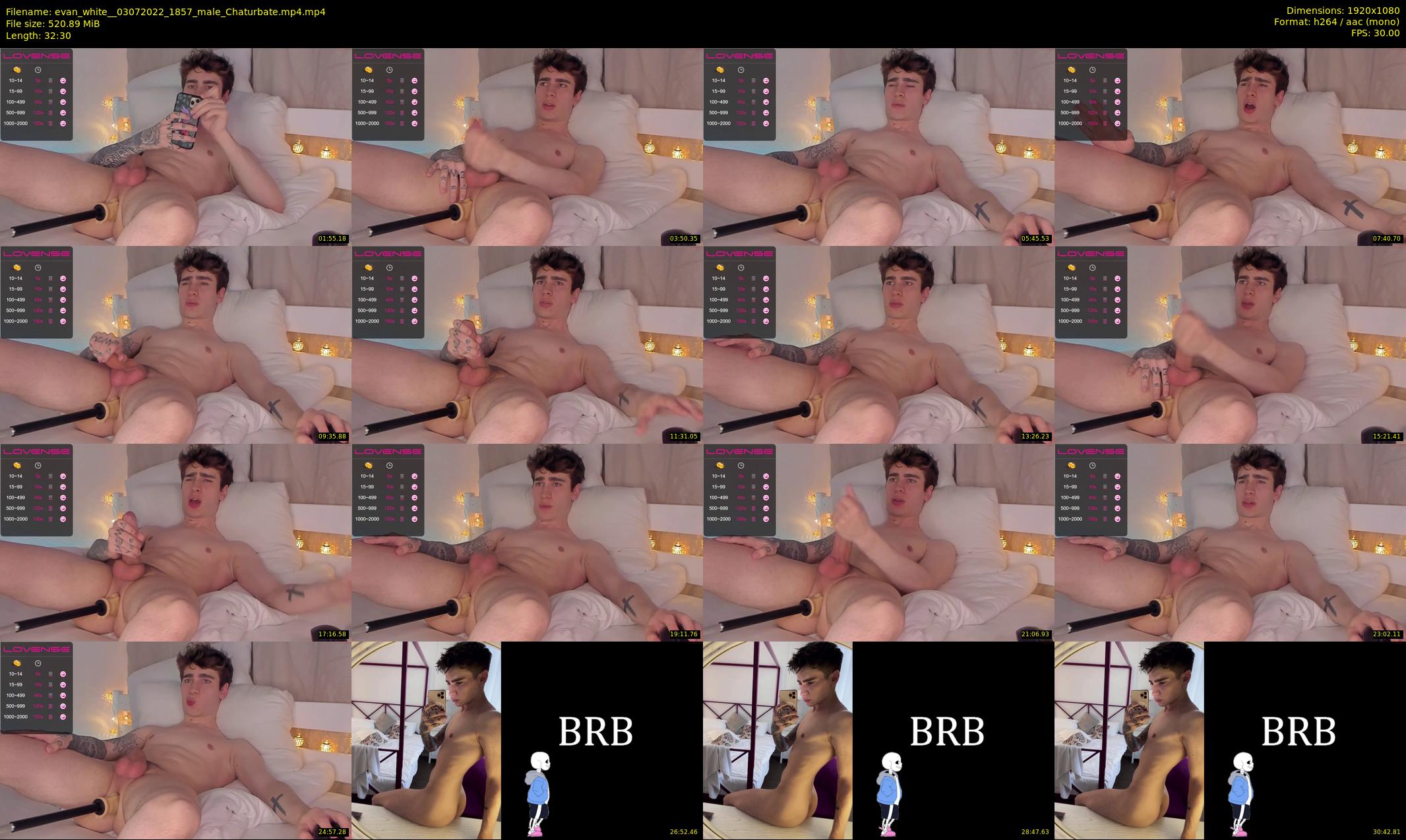 evan_white_ — 33 minute Chaturbate male cam show recording, 1080p, Jul 3, 2022