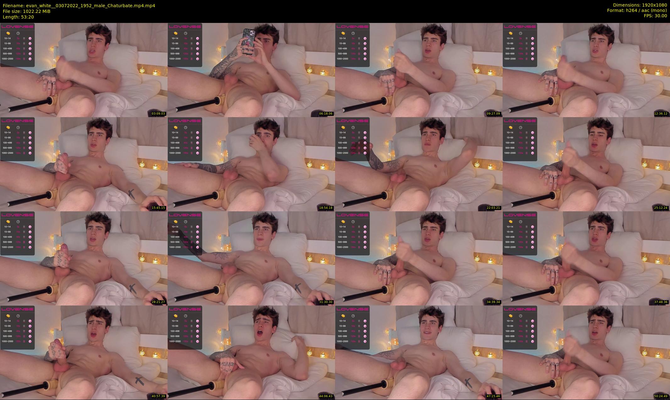 evan_white_ — 54 minute Chaturbate male cam show recording, 1080p, Jul 3, 2022