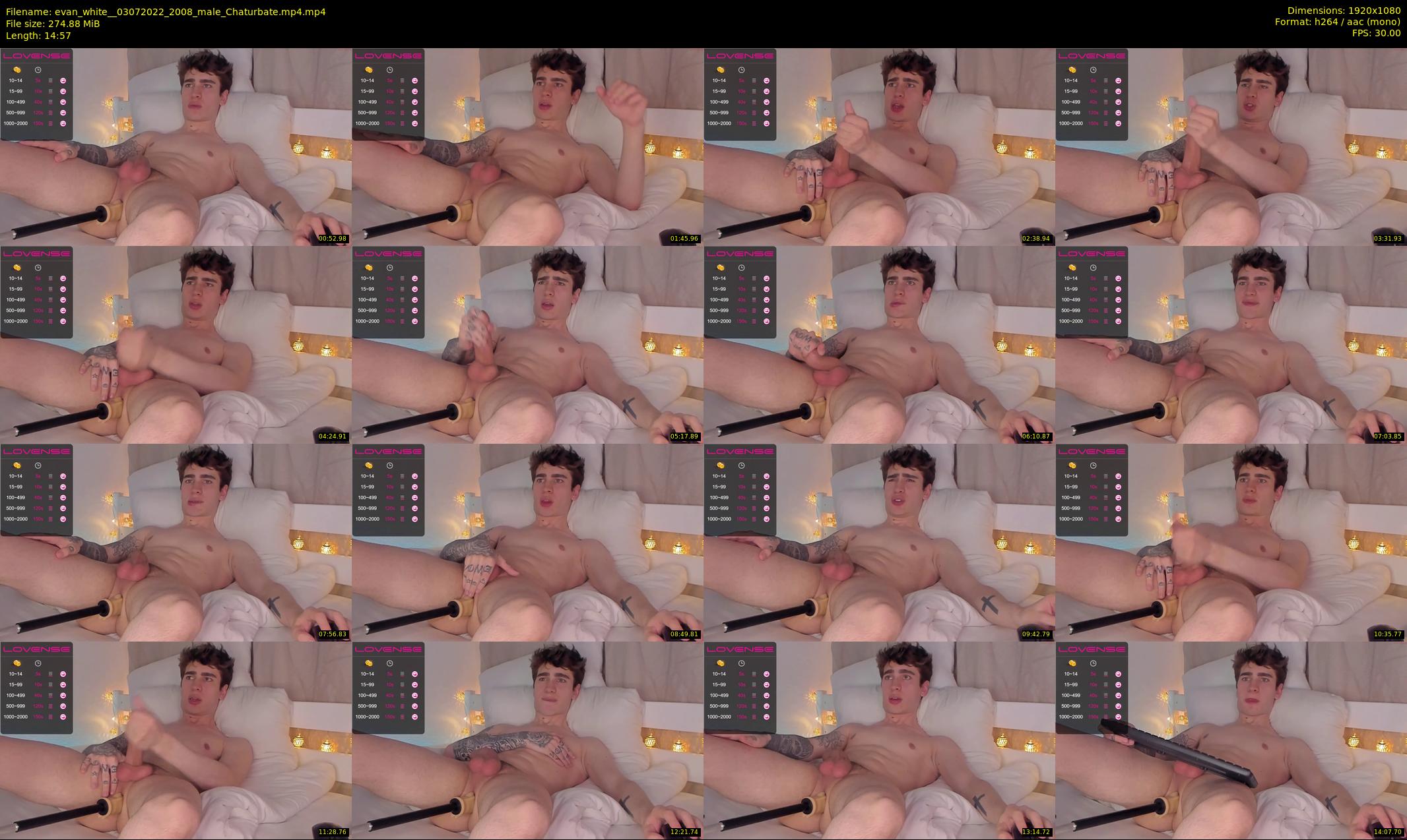 evan_white_ — 15 minute Chaturbate male cam show recording, 1080p, Jul 3, 2022