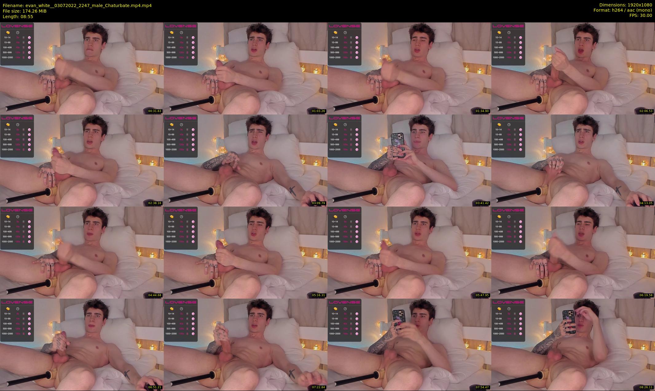 evan_white_ — 9 minute Chaturbate male cam show recording, 1080p, Jul 3, 2022