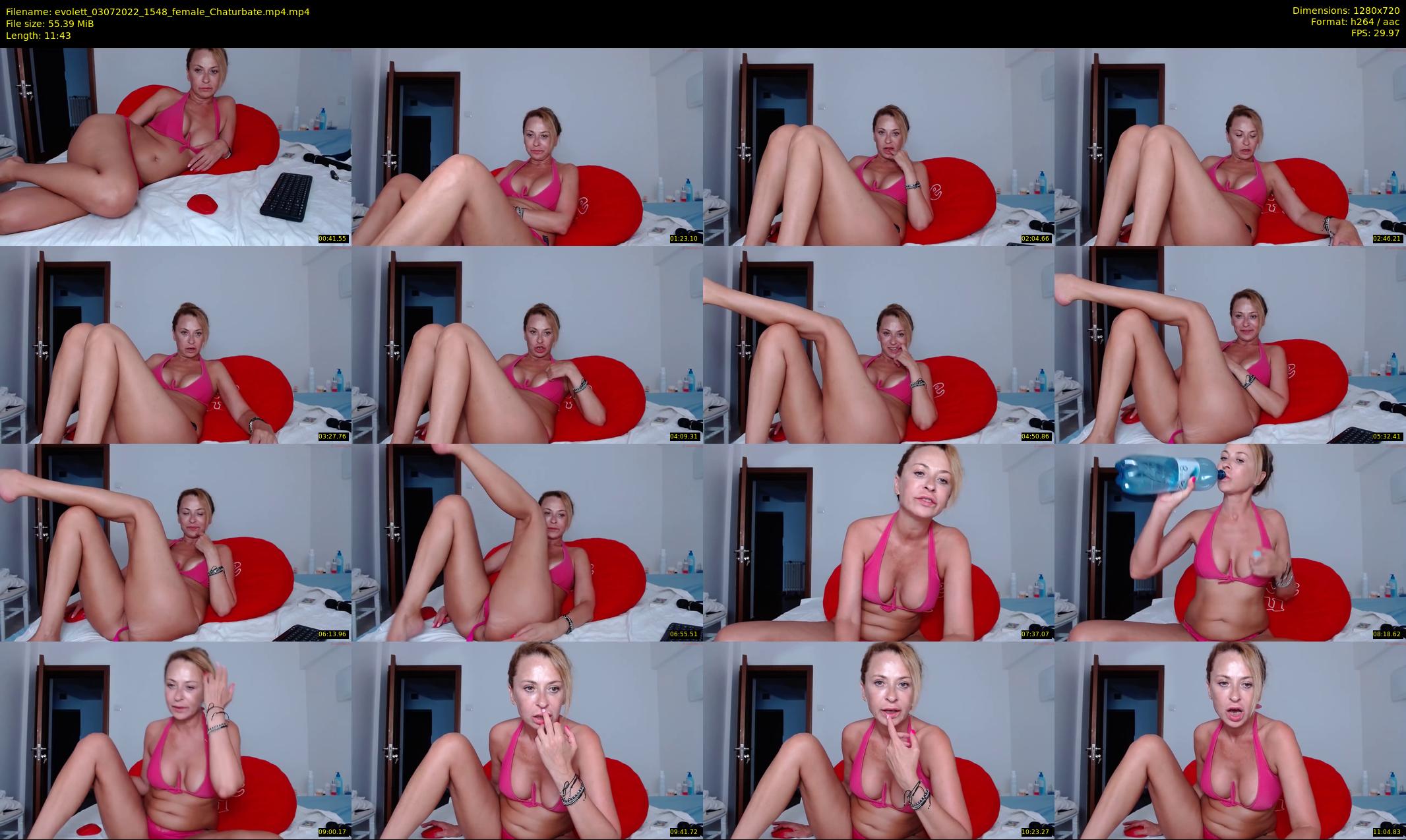evolett — 12 minute Chaturbate female cam show recording, 720p, Jul 3, 2022