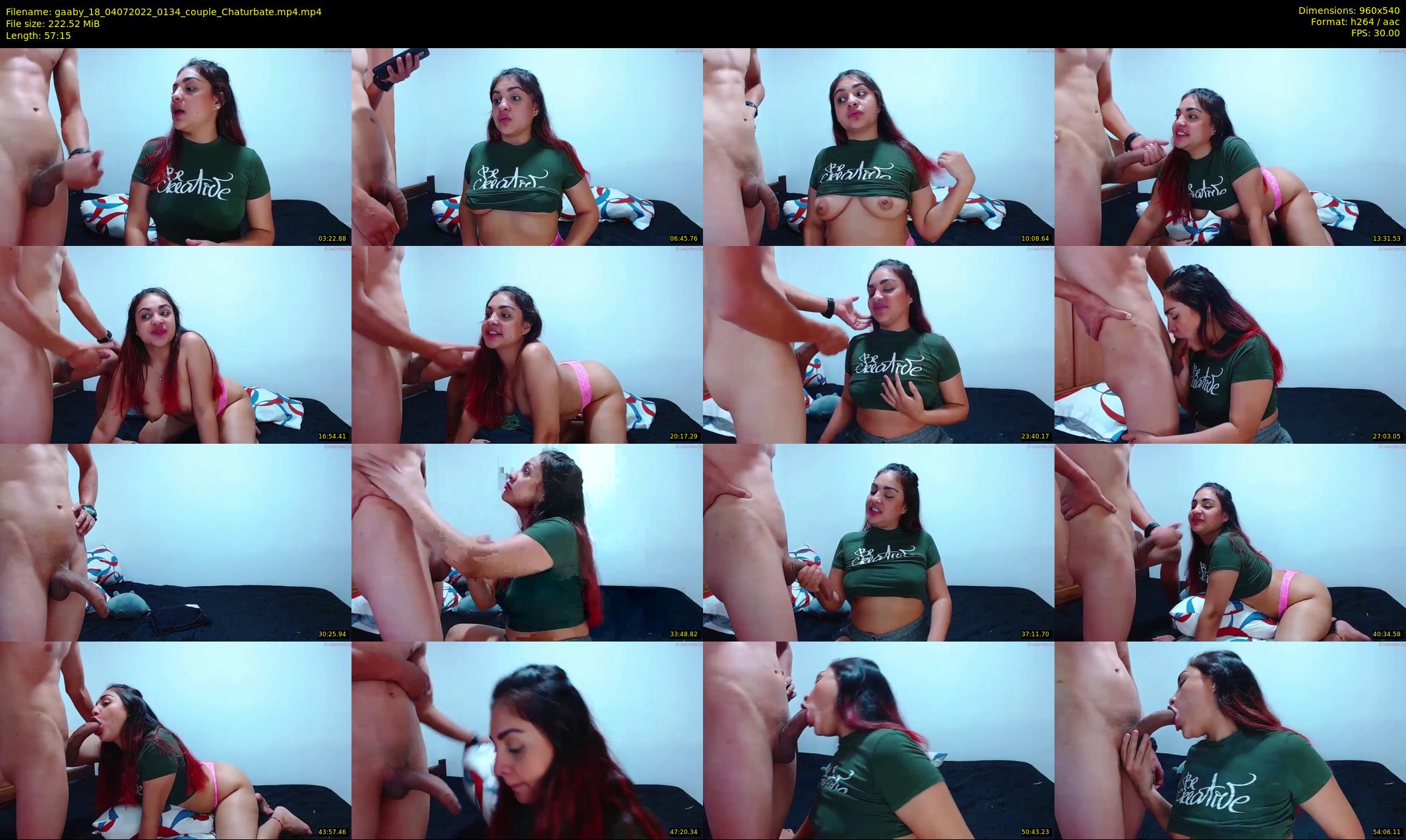 gaaby_18 — 58 minute Chaturbate couple cam show recording, 480p, Jul 4, 2022