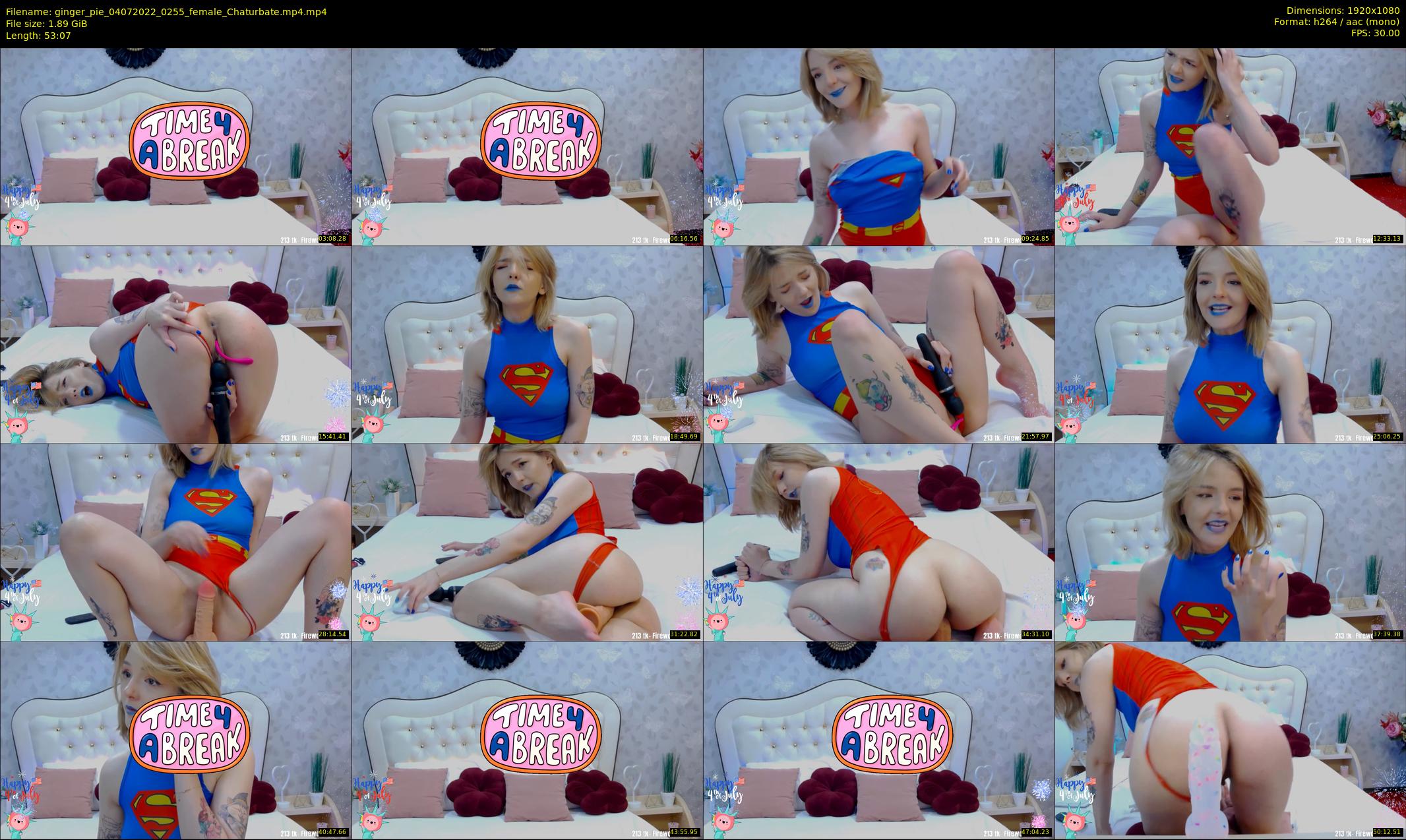 ginger_pie — 54 minute Chaturbate female cam show recording, 1080p, Jul 4, 2022