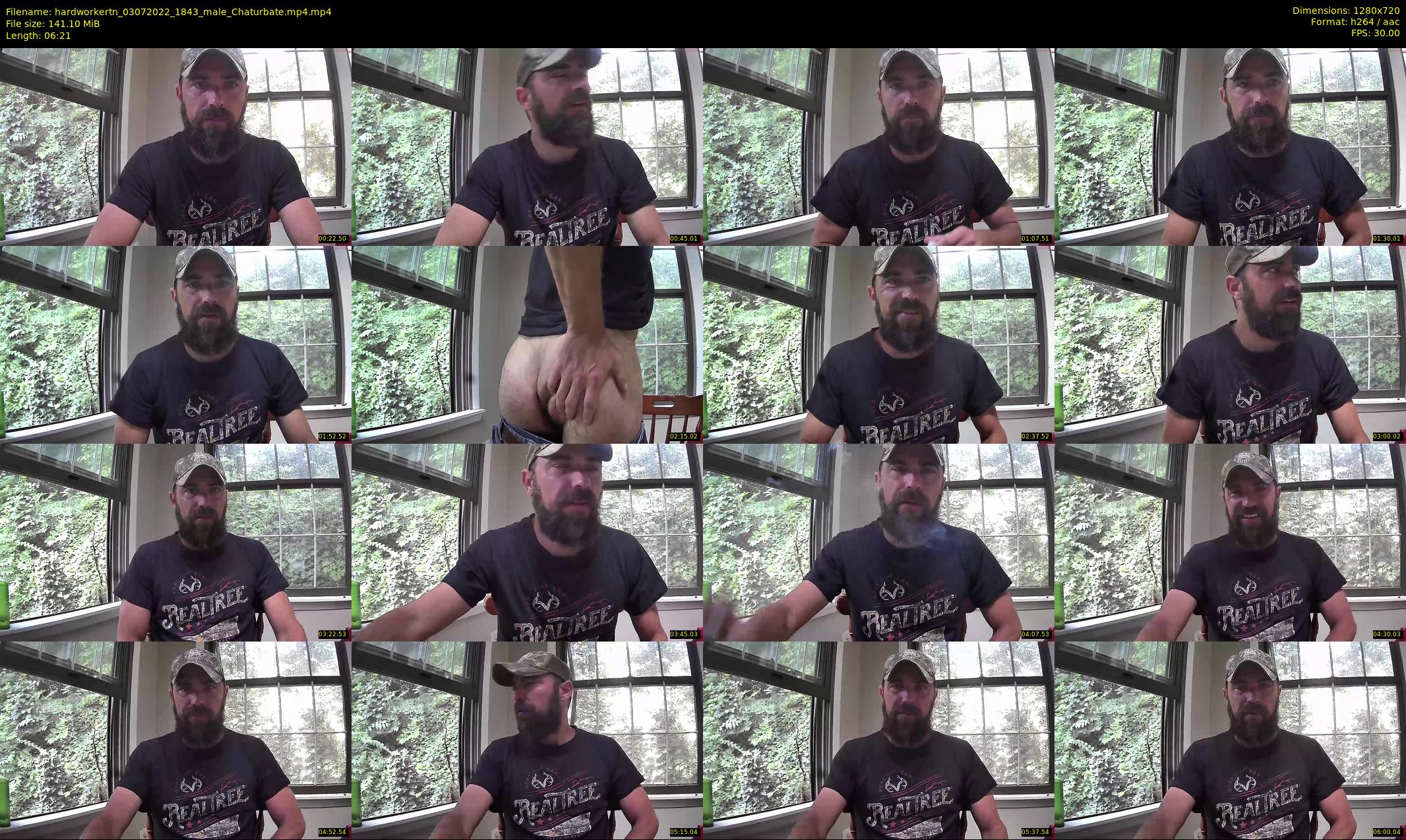 hardworkertn — 7 minute Chaturbate male cam show recording, 720p, Jul 3, 2022