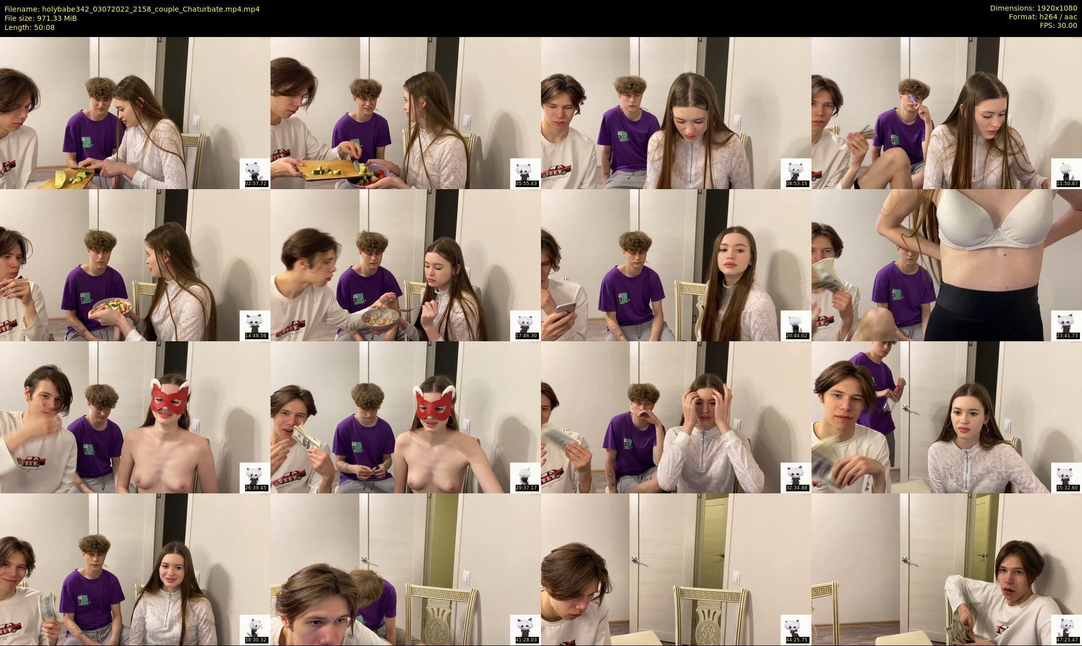 holybabe342 — 51 minute Chaturbate couple cam show recording, 1080p, Jul 3, 2022