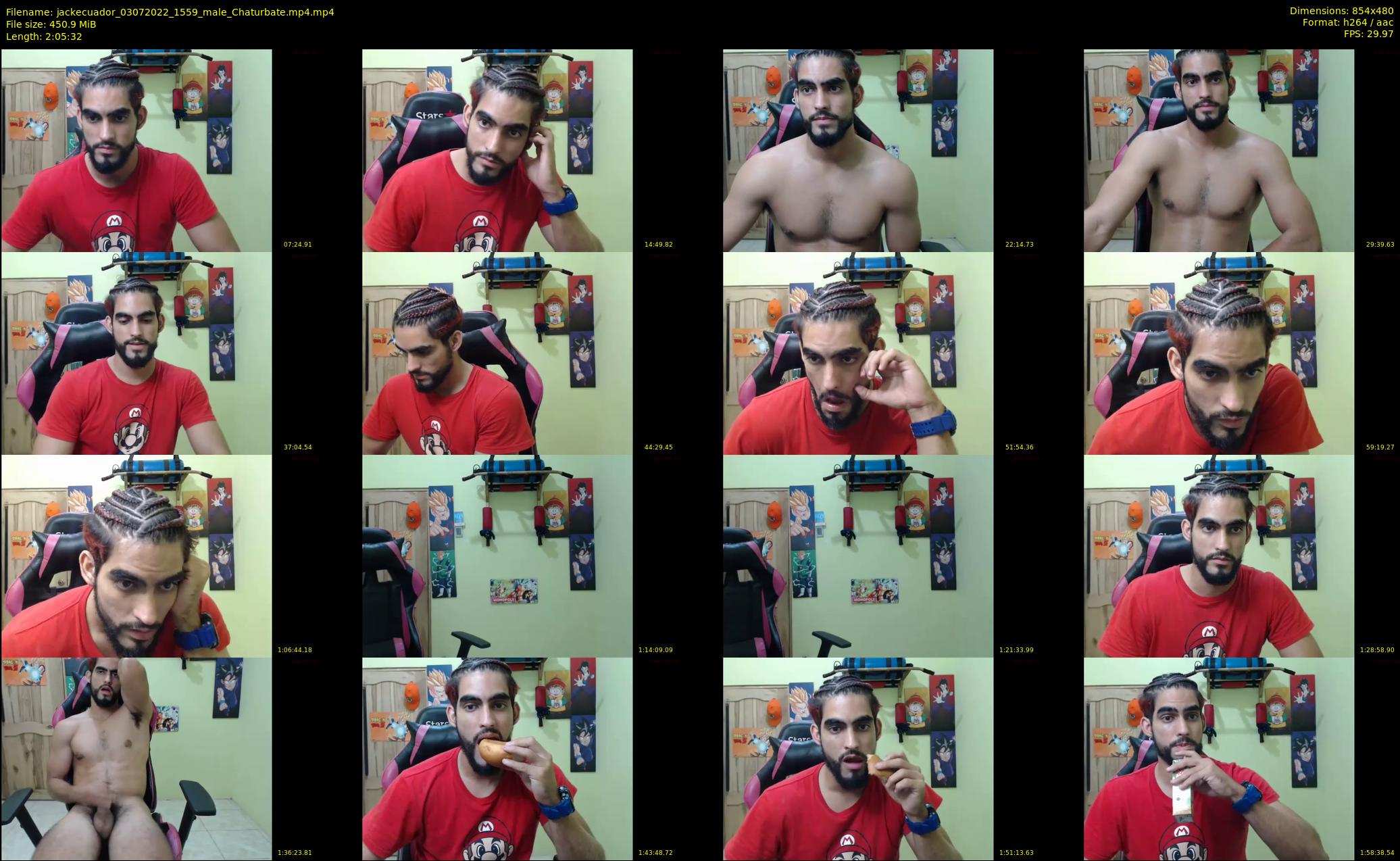 jackecuador — 126 minute Chaturbate male cam show recording, 480p, Jul 3, 2022