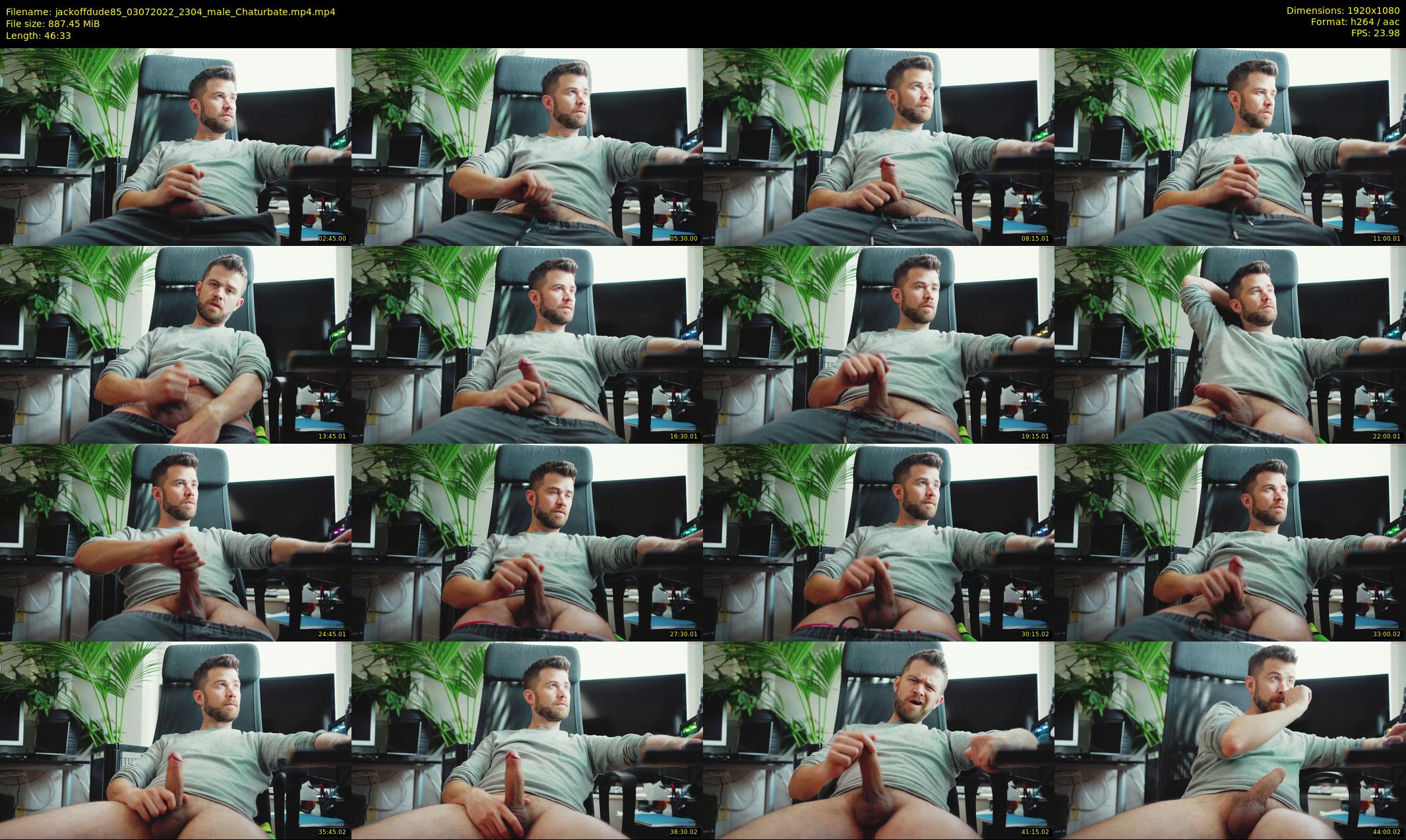 jackoffdude85 — 47 minute Chaturbate male cam show recording, 1080p, Jul 3, 2022