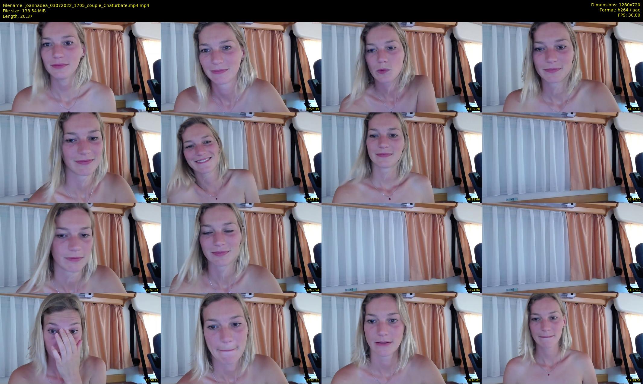 joannadea — 21 minute Chaturbate female cam show recording, 720p, Jul 3, 2022