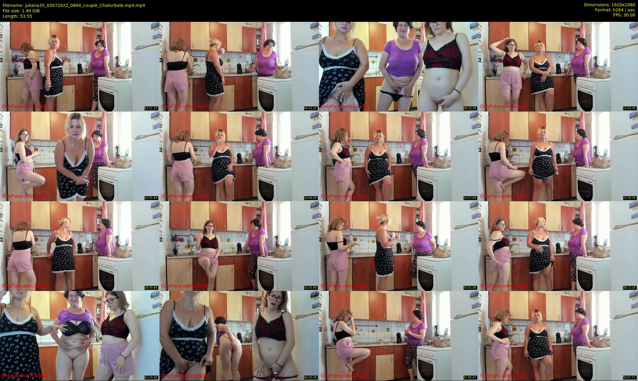 juliana35 — 54 minute Chaturbate couple cam show recording, 1080p, Jul 3, 2022