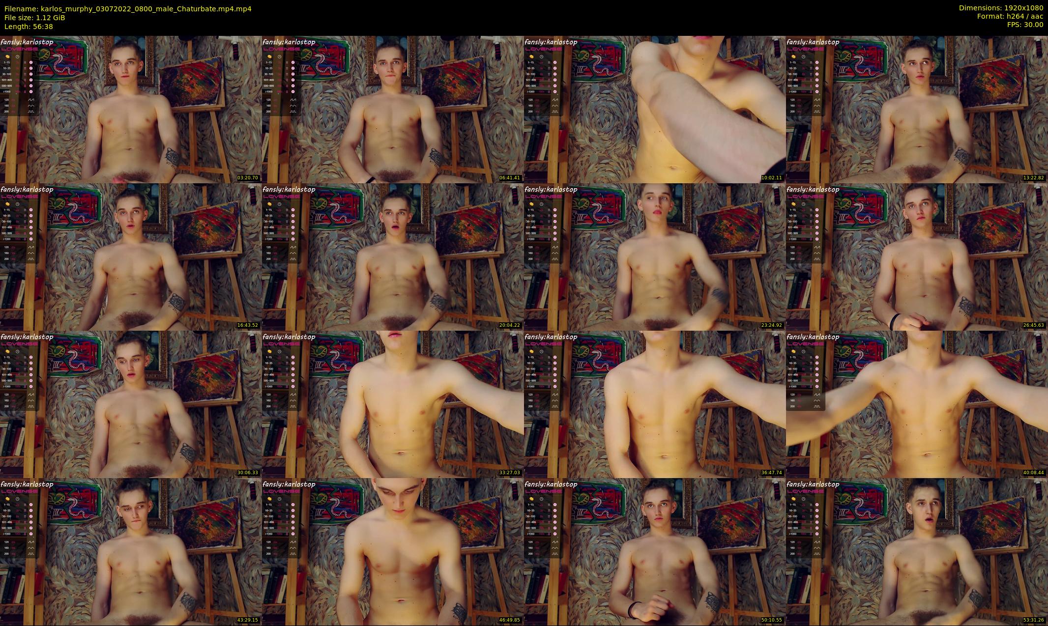 karlos_murphy — 57 minute Chaturbate male cam show recording, 1080p, Jul 3, 2022