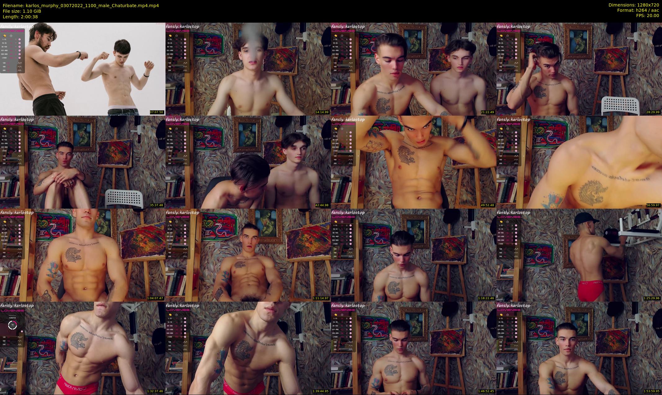 karlos_murphy — 121 minute Chaturbate male cam show recording, 720p, Jul 3, 2022