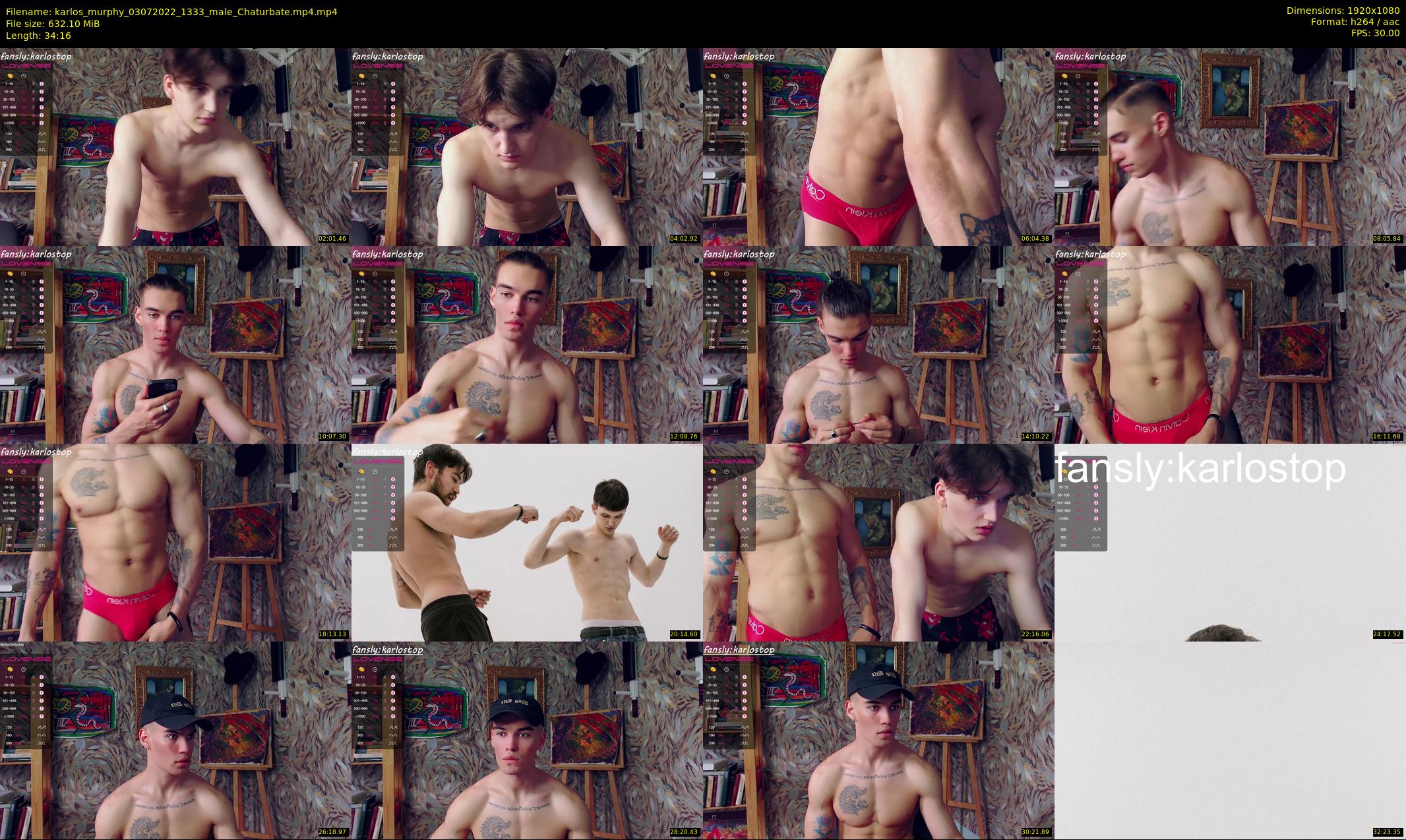 karlos_murphy — 35 minute Chaturbate male cam show recording, 1080p, Jul 3, 2022