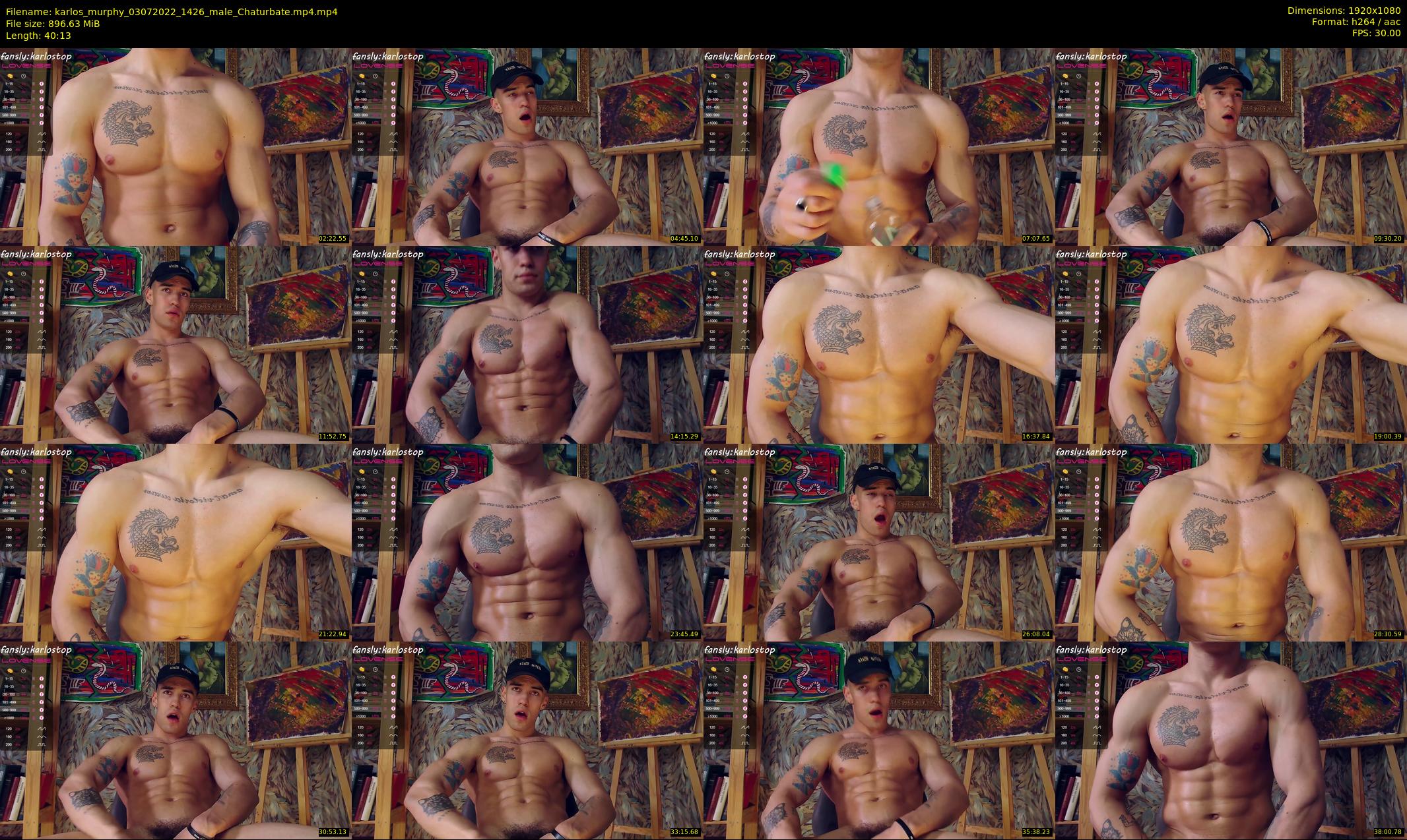 karlos_murphy — 41 minute Chaturbate male cam show recording, 1080p, Jul 3, 2022