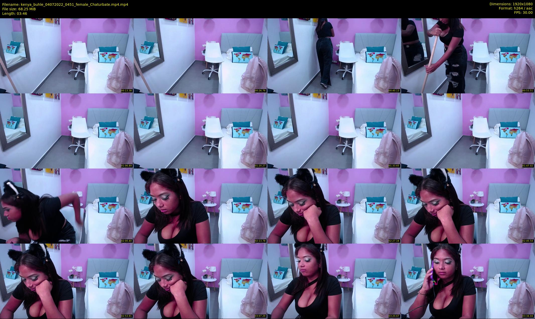 kenya_buhle — 4 minute Chaturbate female cam show recording, 1080p, Jul 4, 2022