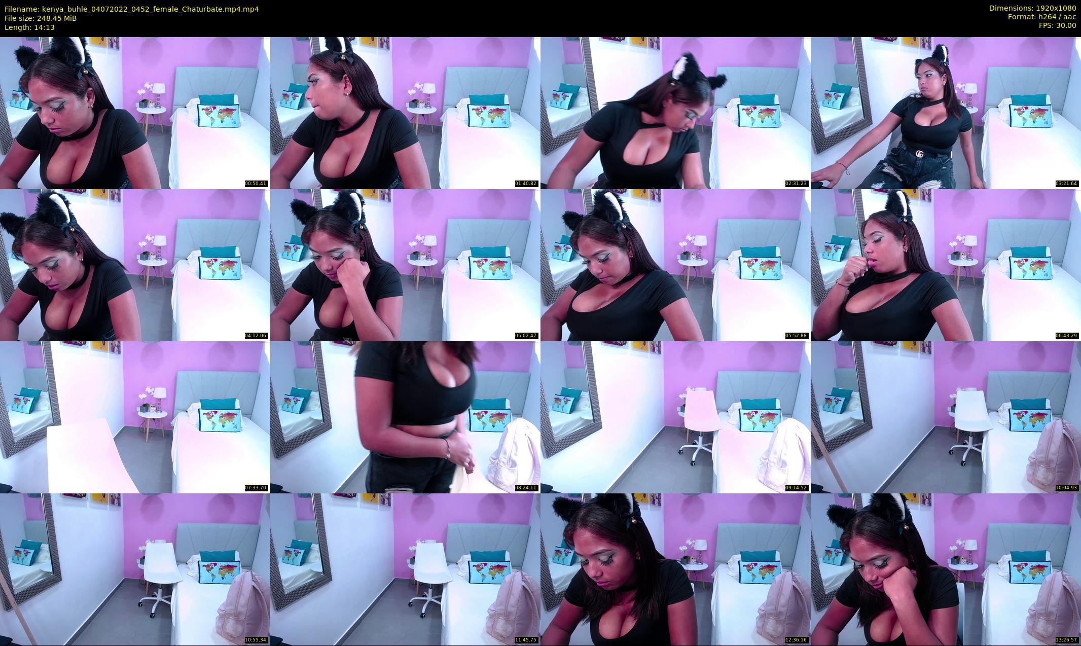 kenya_buhle — 15 minute Chaturbate female cam show recording, 1080p, Jul 4, 2022