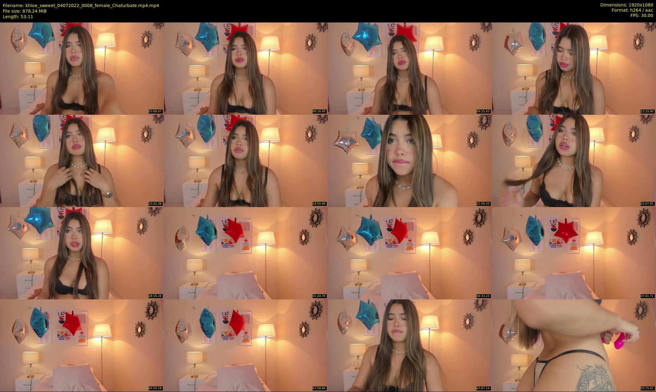 khloe_sweeet — 54 minute Chaturbate female cam show recording, 1080p, Jul 4, 2022