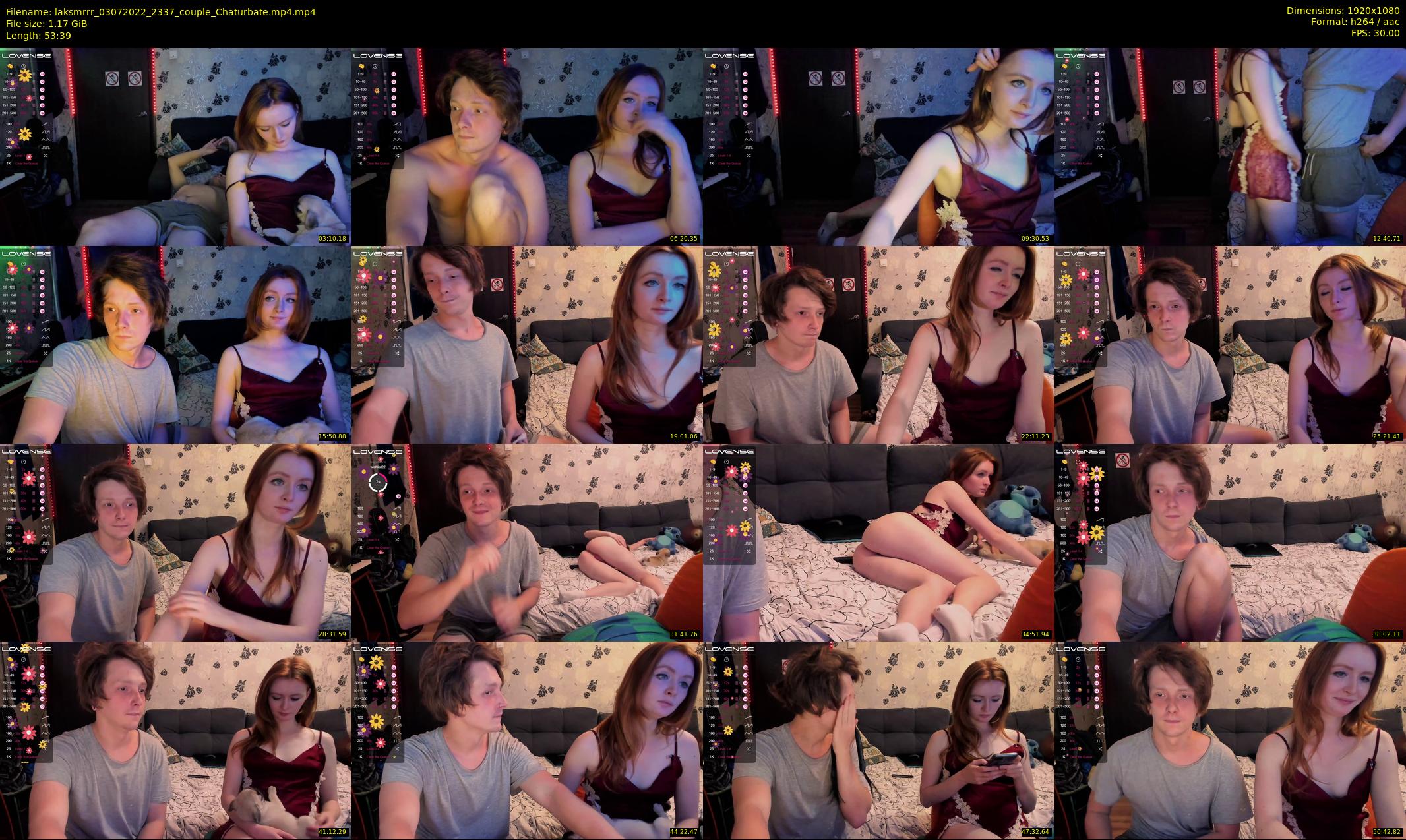 laksmrrr — 54 minute Chaturbate couple cam show recording, 1080p, Jul 3, 2022