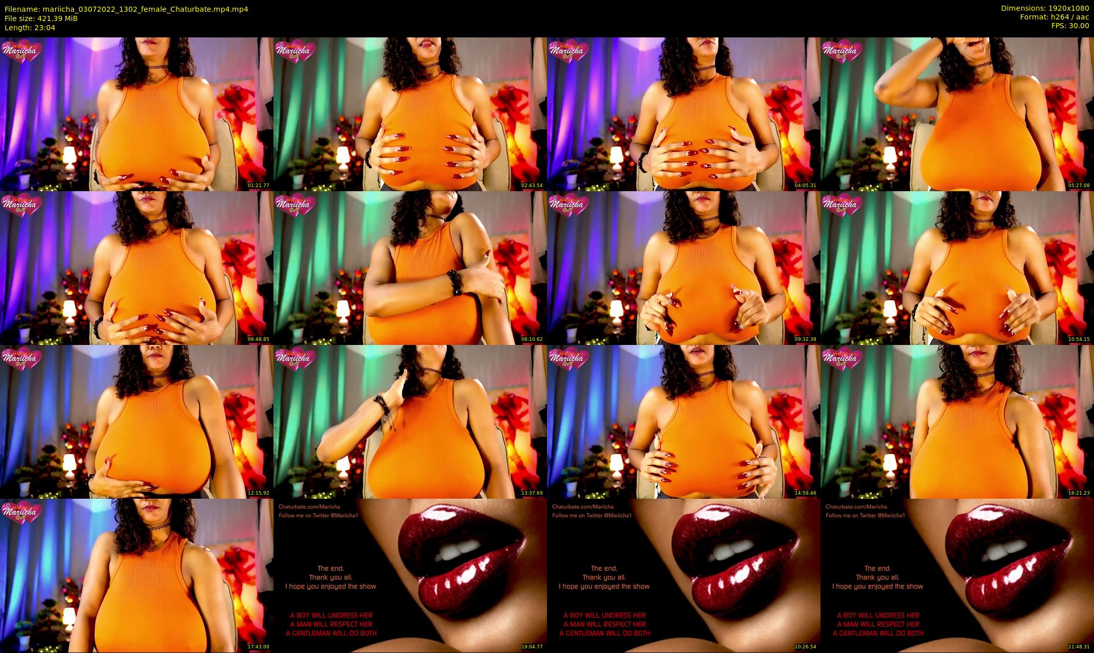 mariicha — 24 minute Chaturbate female cam show recording, 1080p, Jul 3, 2022