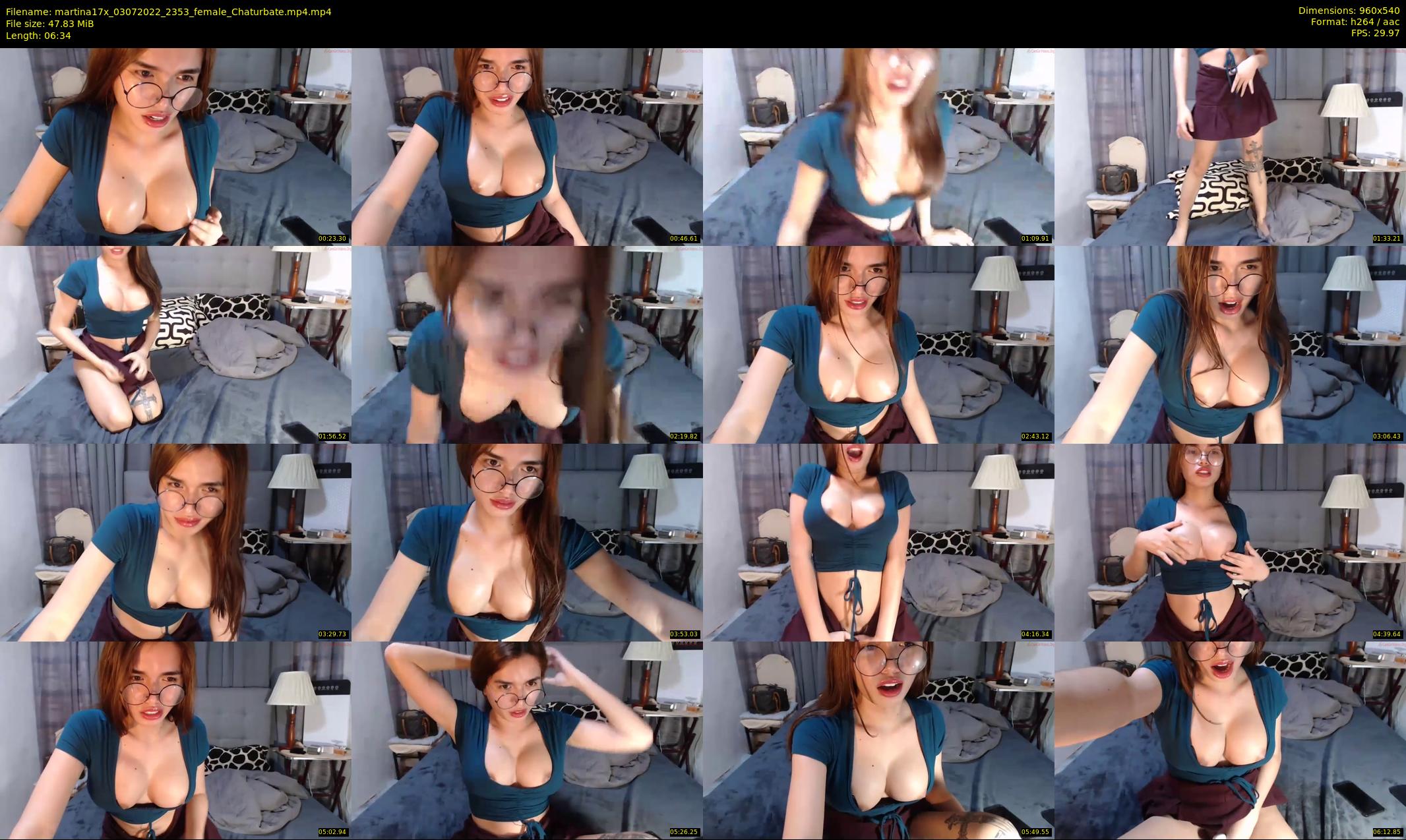 martina17x — 7 minute Chaturbate female cam show recording, 480p, Jul 3, 2022