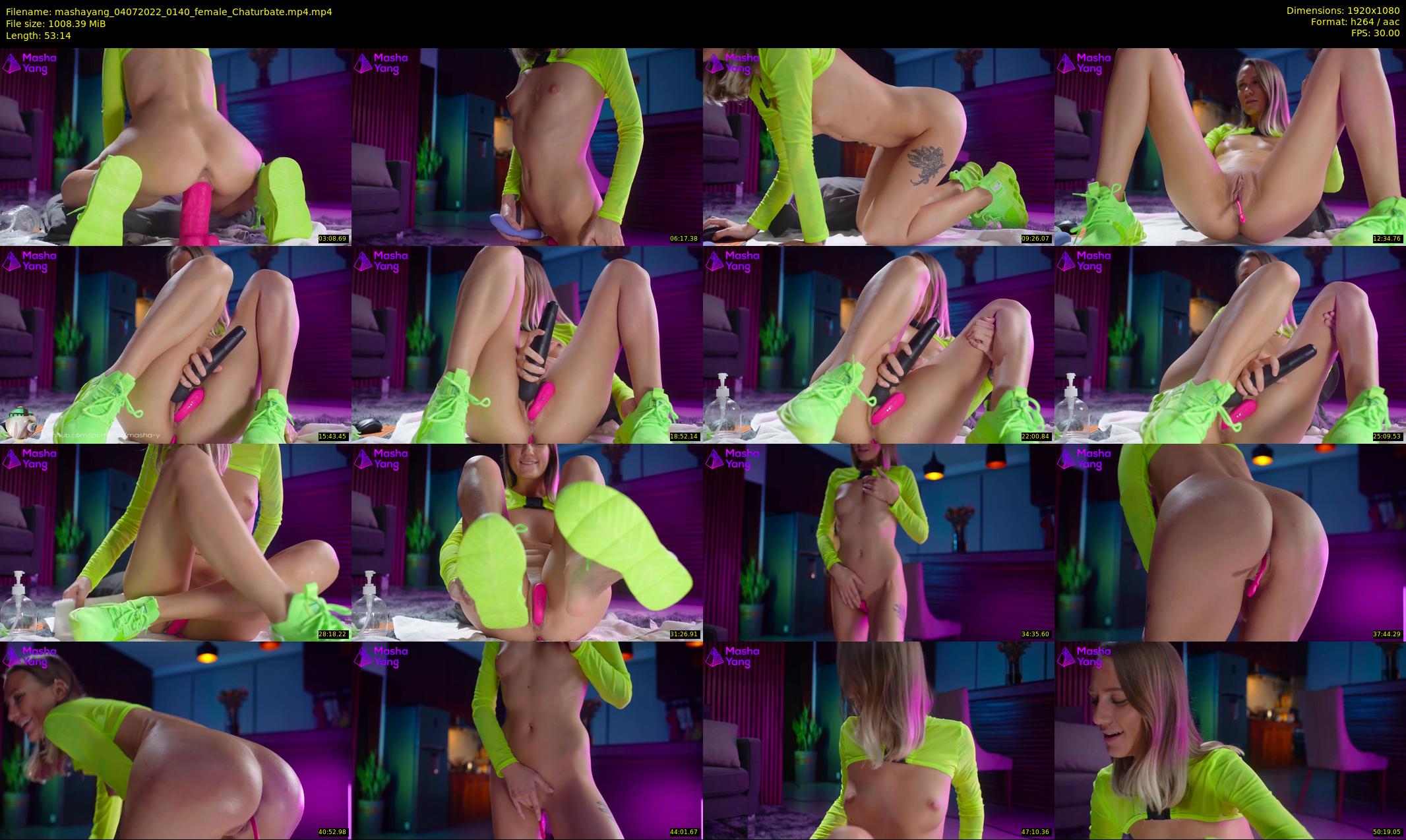 mashayang — 54 minute Chaturbate female cam show recording, 1080p, Jul 4, 2022