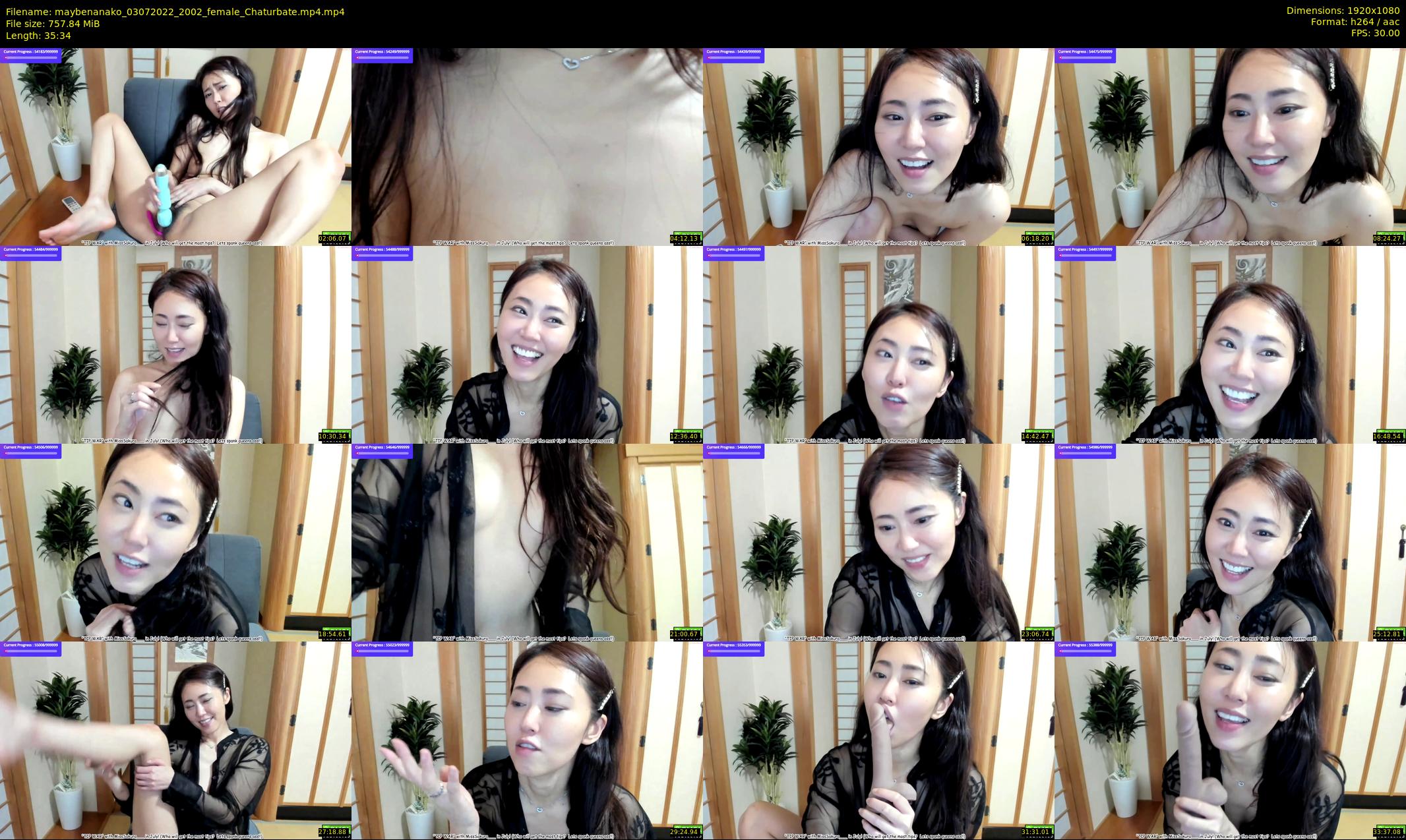 maybenanako — 36 minute Chaturbate female cam show recording, 1080p, Jul 3, 2022