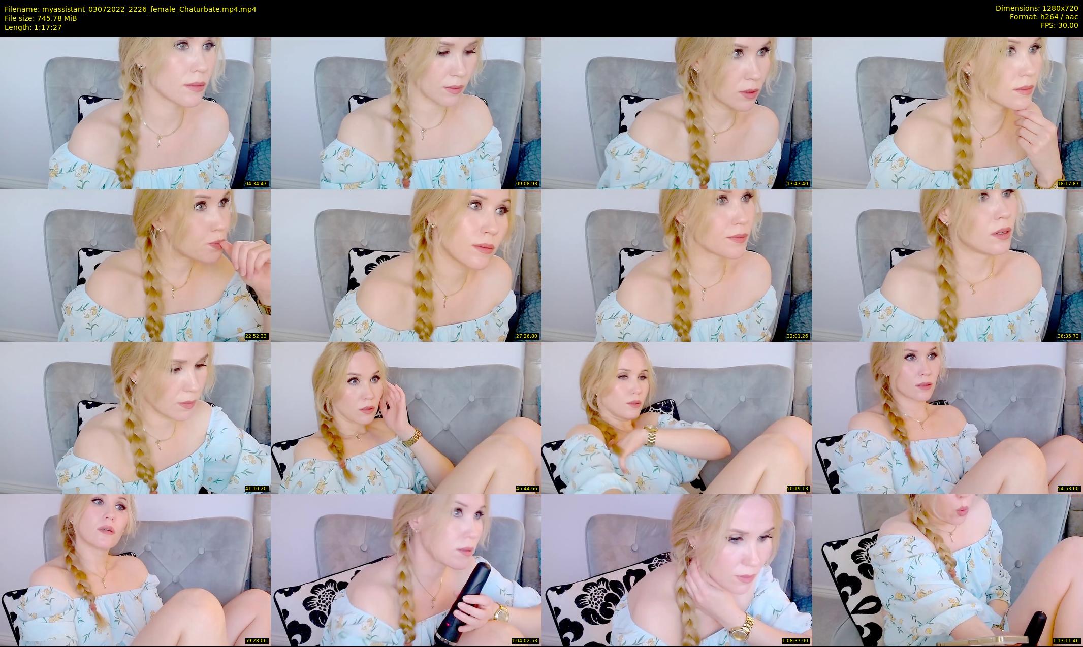 myassistant — 78 minute Chaturbate female cam show recording, 720p, Jul 3, 2022