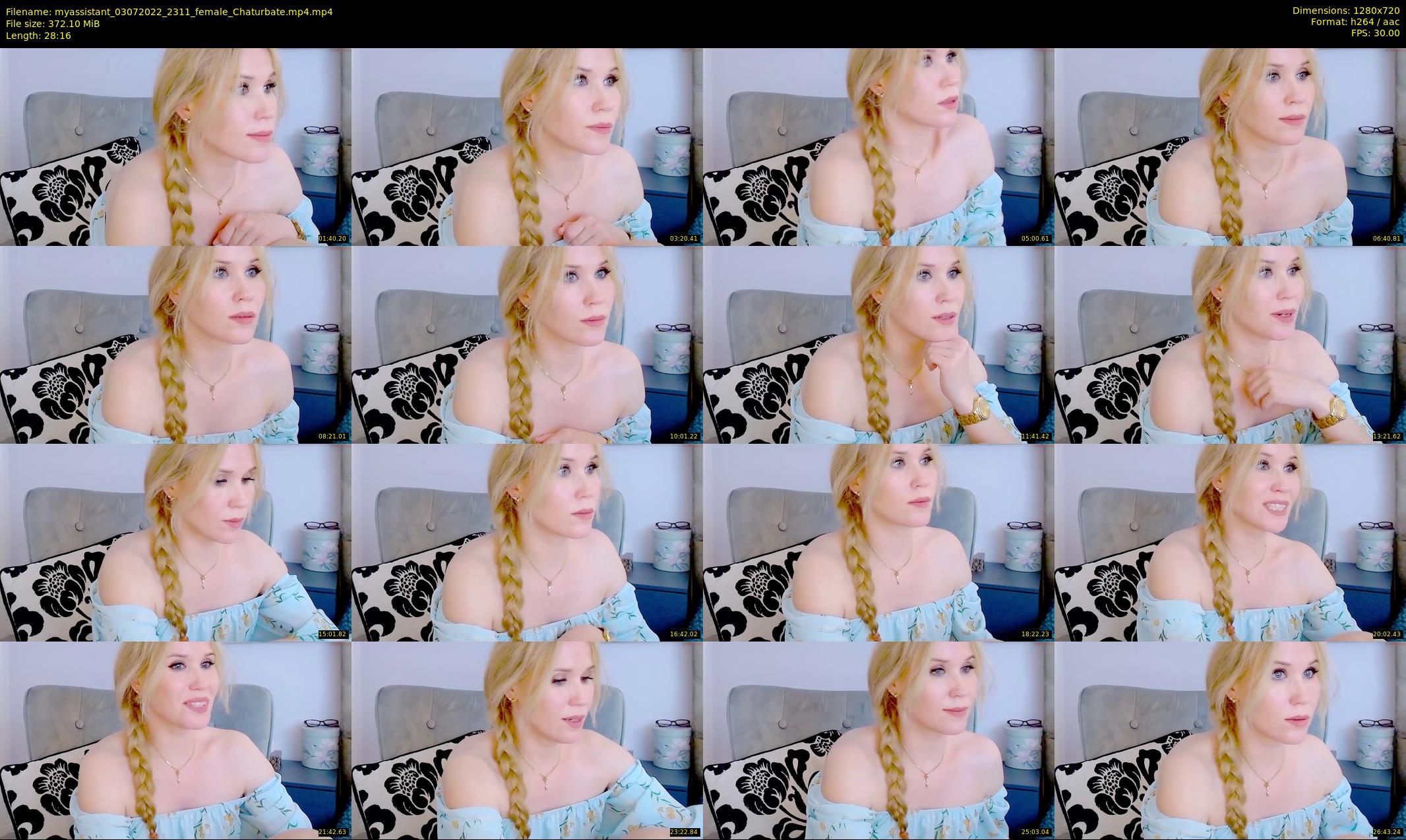 myassistant — 29 minute Chaturbate female cam show recording, 720p, Jul 3, 2022