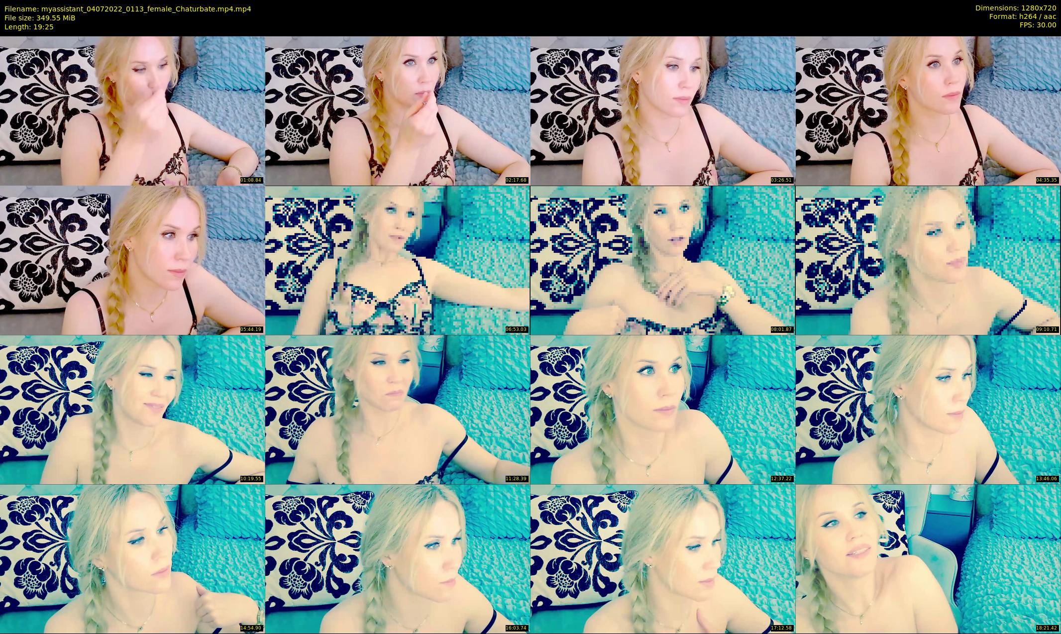 myassistant — 20 minute Chaturbate female cam show recording, 720p, Jul 4, 2022
