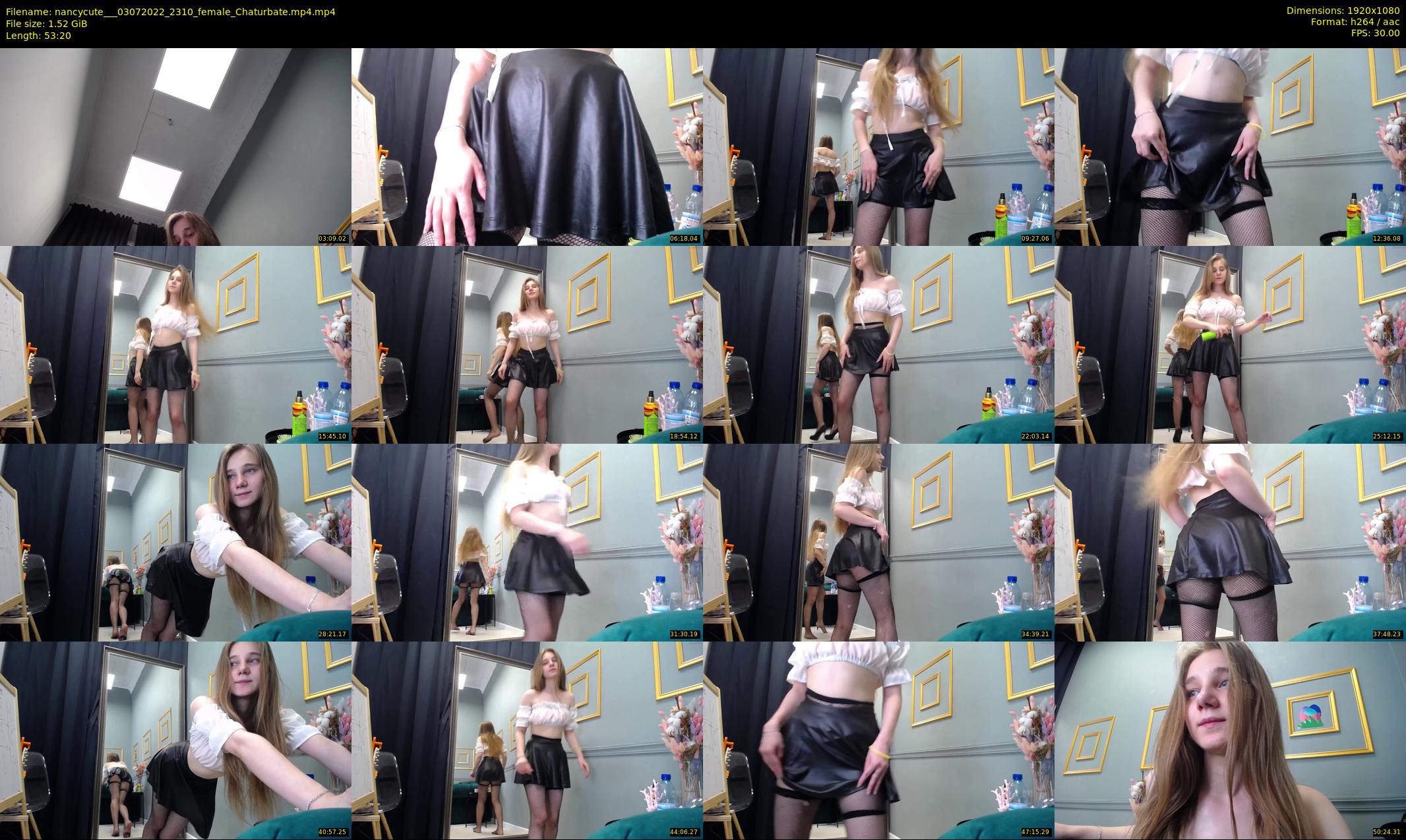 nancycute__ — 54 minute Chaturbate female cam show recording, 1080p, Jul 3, 2022
