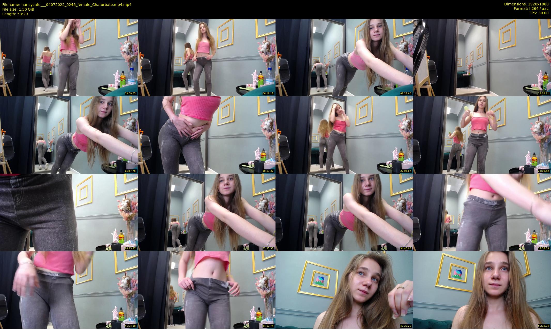 nancycute__ — 54 minute Chaturbate female cam show recording, 1080p, Jul 4, 2022