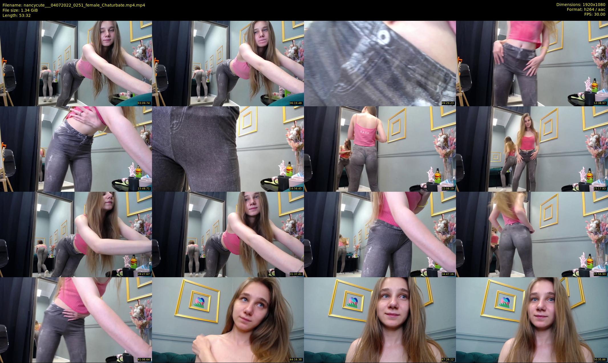 nancycute__ — 54 minute Chaturbate female cam show recording, 1080p, Jul 4, 2022