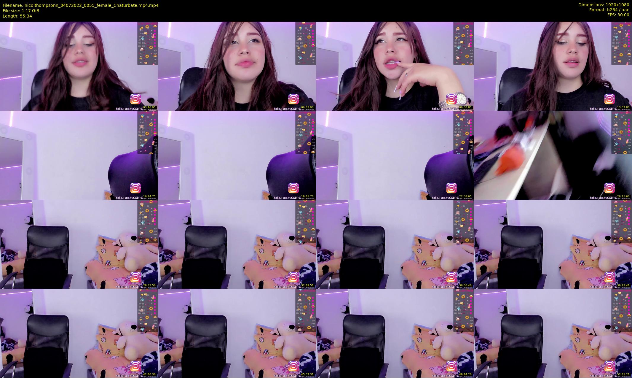 nicolthompsonn — 56 minute Chaturbate female cam show recording, 1080p, Jul 4, 2022