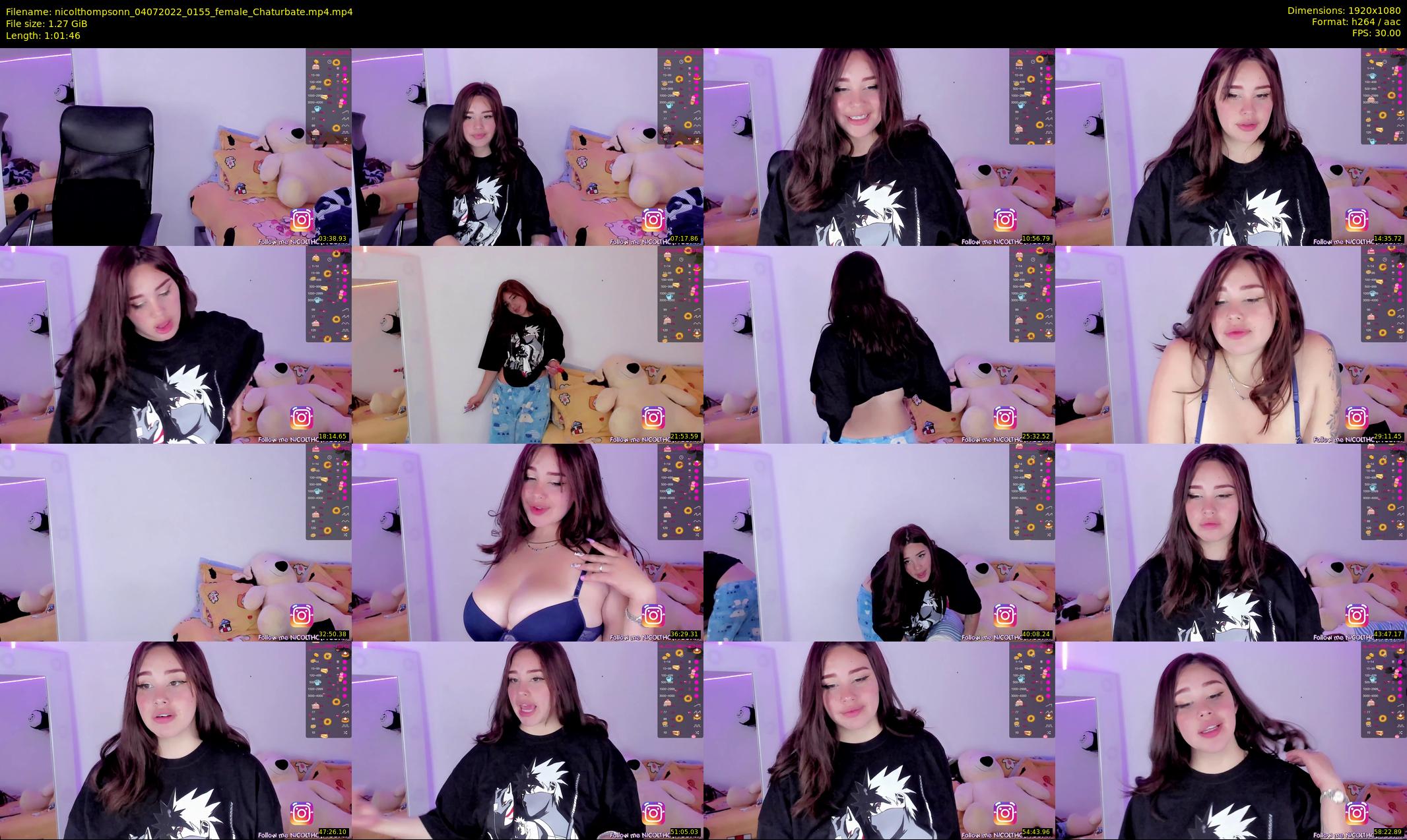 nicolthompsonn — 62 minute Chaturbate female cam show recording, 1080p, Jul 4, 2022