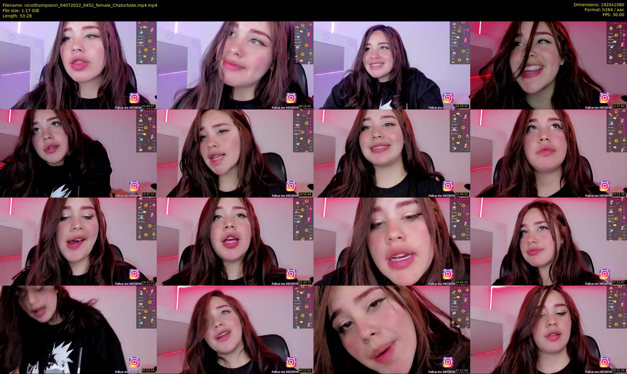nicolthompsonn — 54 minute Chaturbate female cam show recording, 1080p, Jul 4, 2022