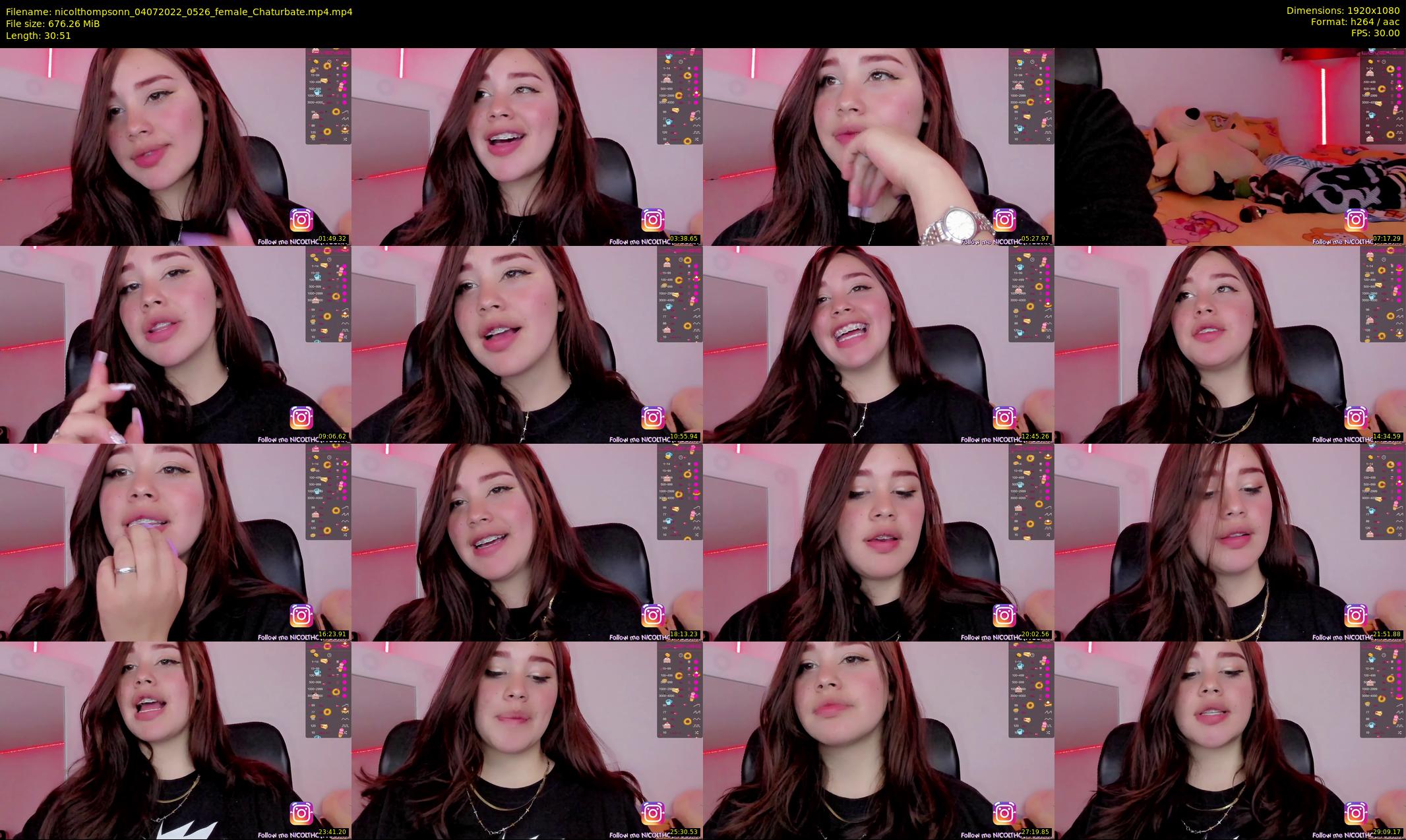 nicolthompsonn — 31 minute Chaturbate female cam show recording, 1080p, Jul 4, 2022