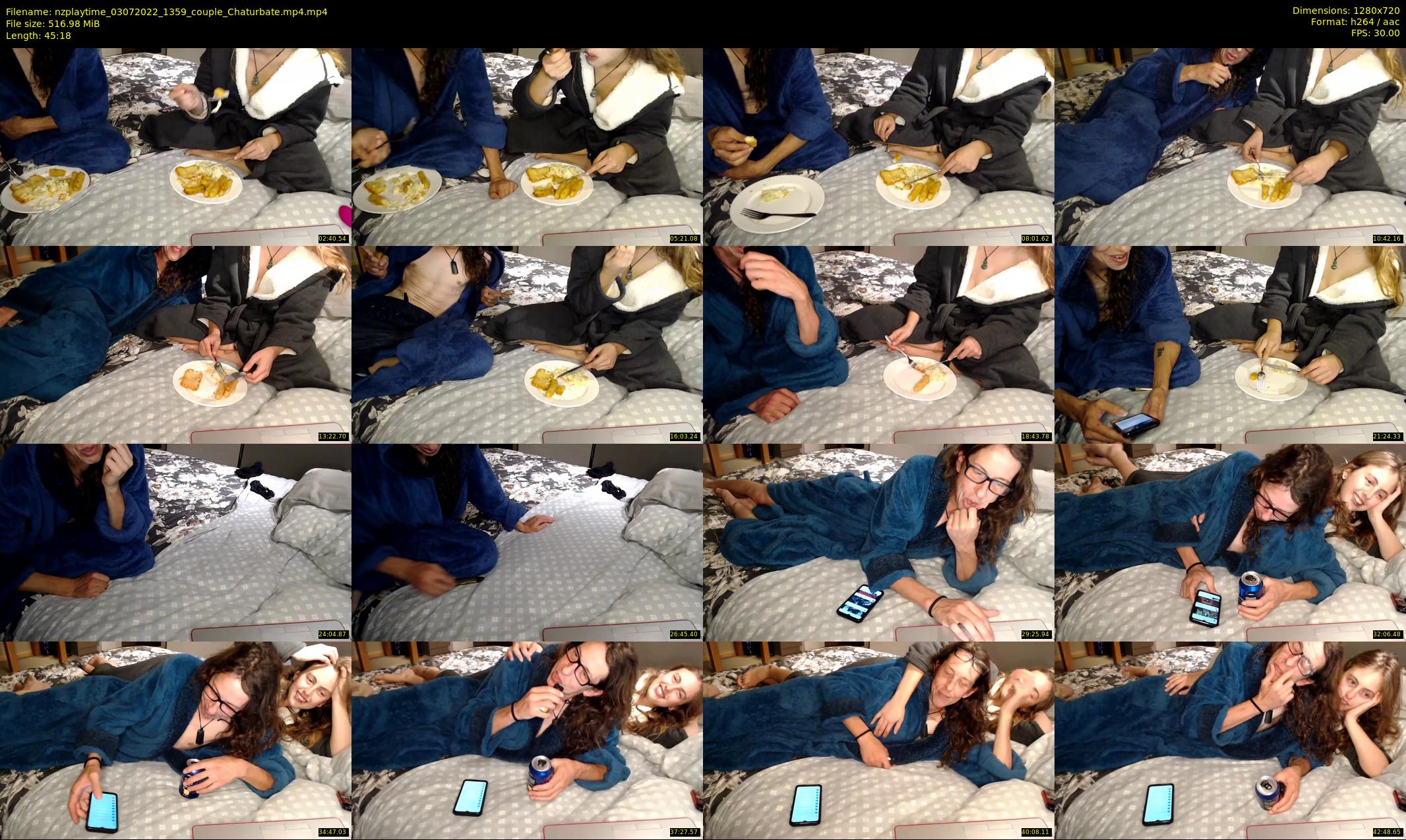 nzplaytime — 46 minute Chaturbate couple cam show recording, 720p, Jul 3, 2022