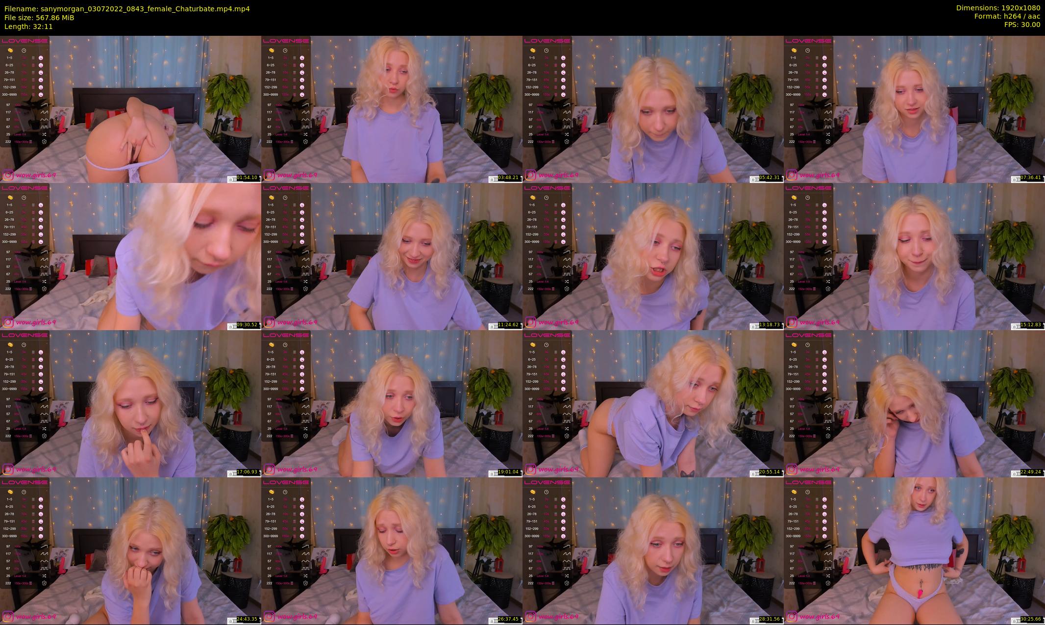 sanymorgan — 33 minute Chaturbate couple cam show recording, 1080p, Jul 3, 2022